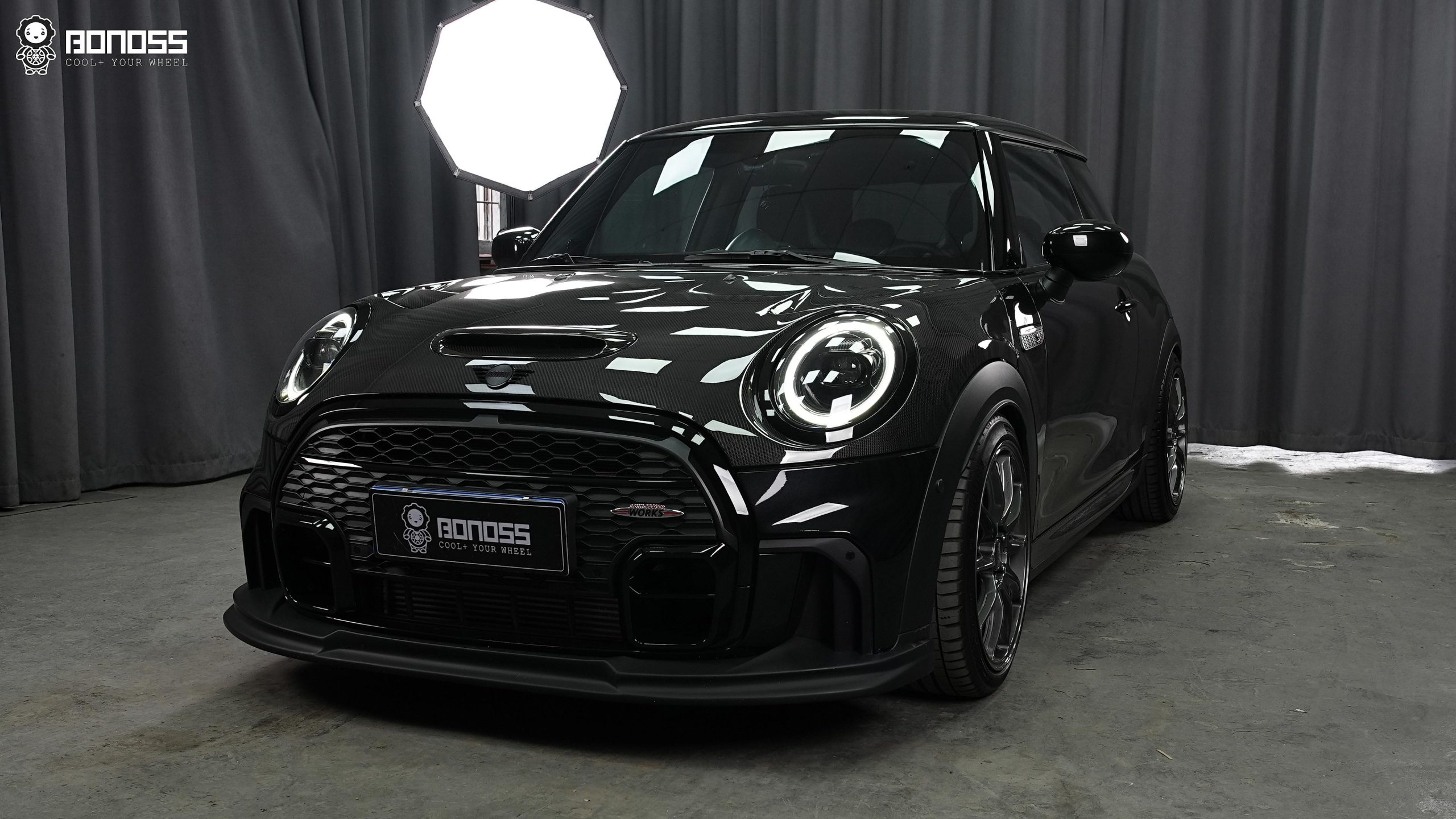 BONOSS Forged Lightweight Plus 2023 MINI Cooper Wheel Spacers Front 8mm Rear 10mm Before and After (1)