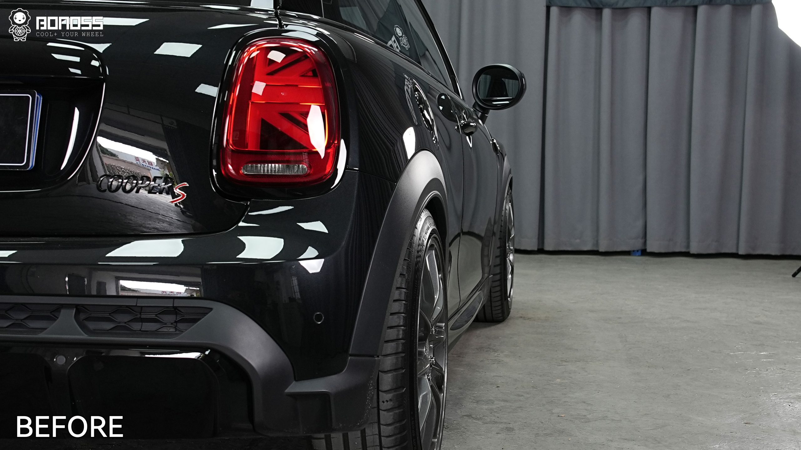 BONOSS Forged Lightweight Plus 2023 MINI Cooper Wheel Spacers Front 8mm Rear 10mm Before and After (10)