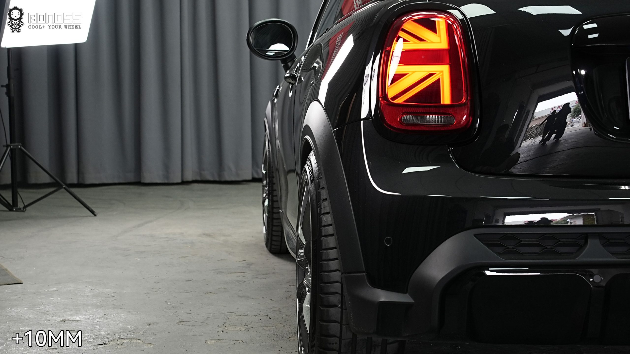 BONOSS Forged Lightweight Plus 2023 MINI Cooper Wheel Spacers Front 8mm Rear 10mm Before and After (4)