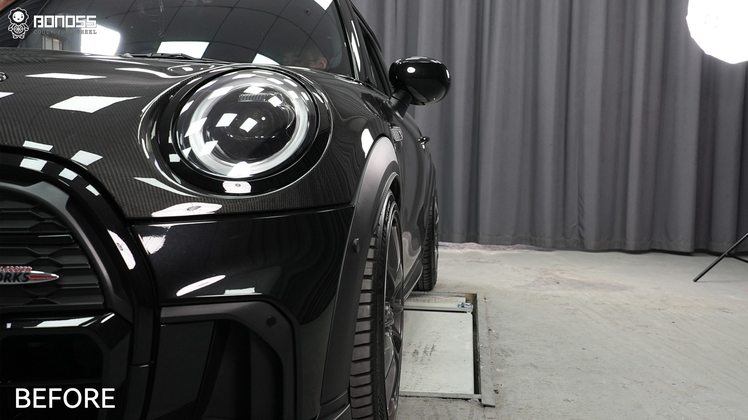 BONOSS Forged Lightweight Plus 2023 MINI Cooper Wheel Spacers Front 8mm Rear 10mm Before and After (7)