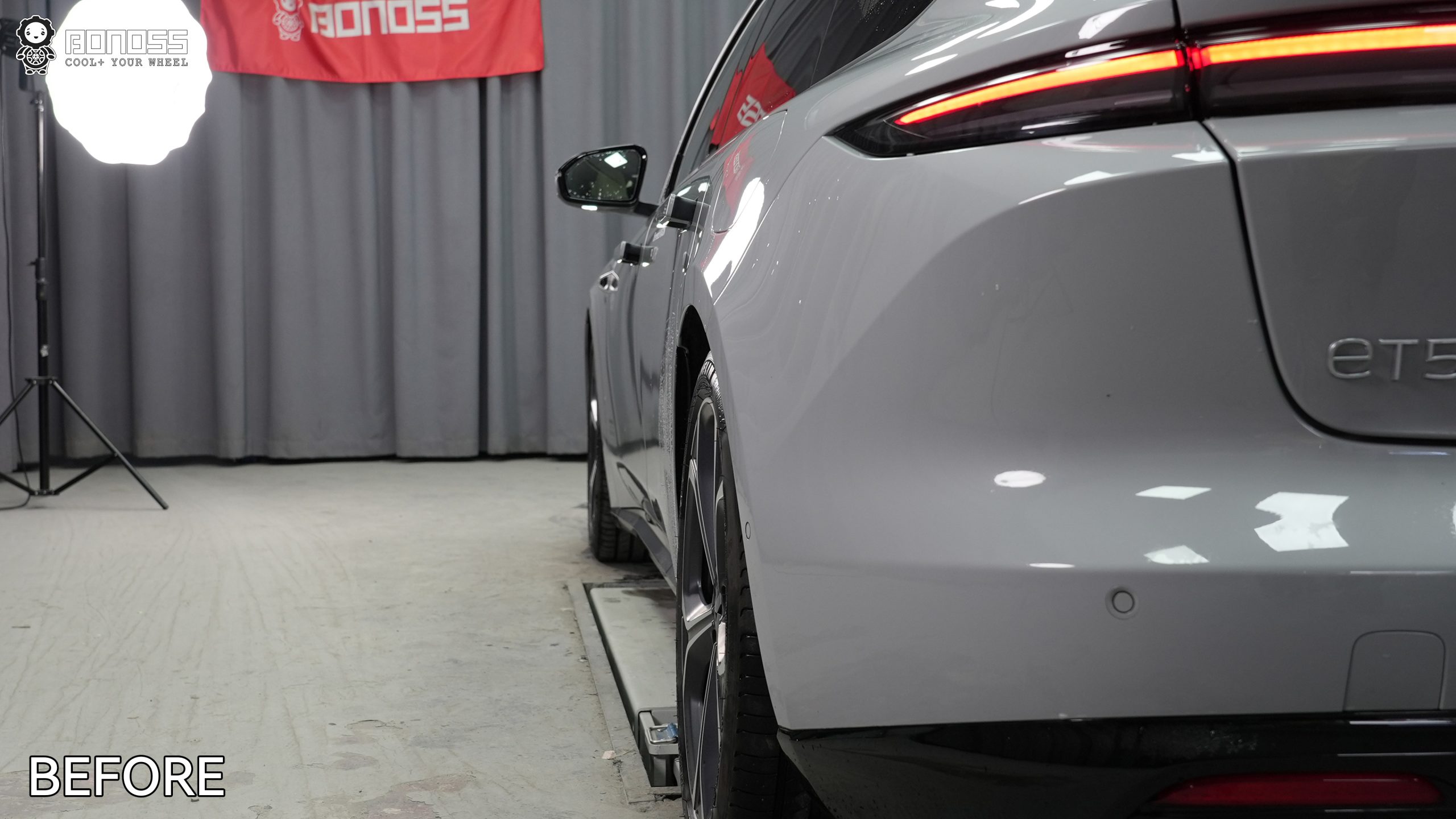 BONOSS Forged Lightweight Plus 2025 Nio ET5T Wheel Spacers Front 15mm Rear 15mm Before and After (10)