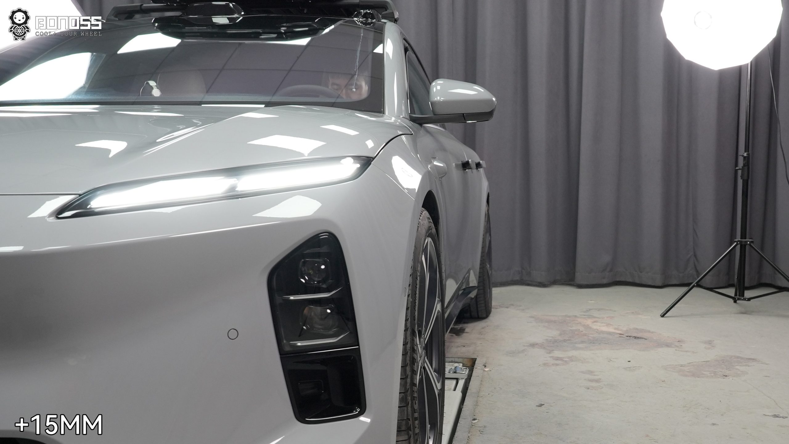 BONOSS Forged Lightweight Plus 2025 Nio ET5T Wheel Spacers Front 15mm Rear 15mm Before and After (3)