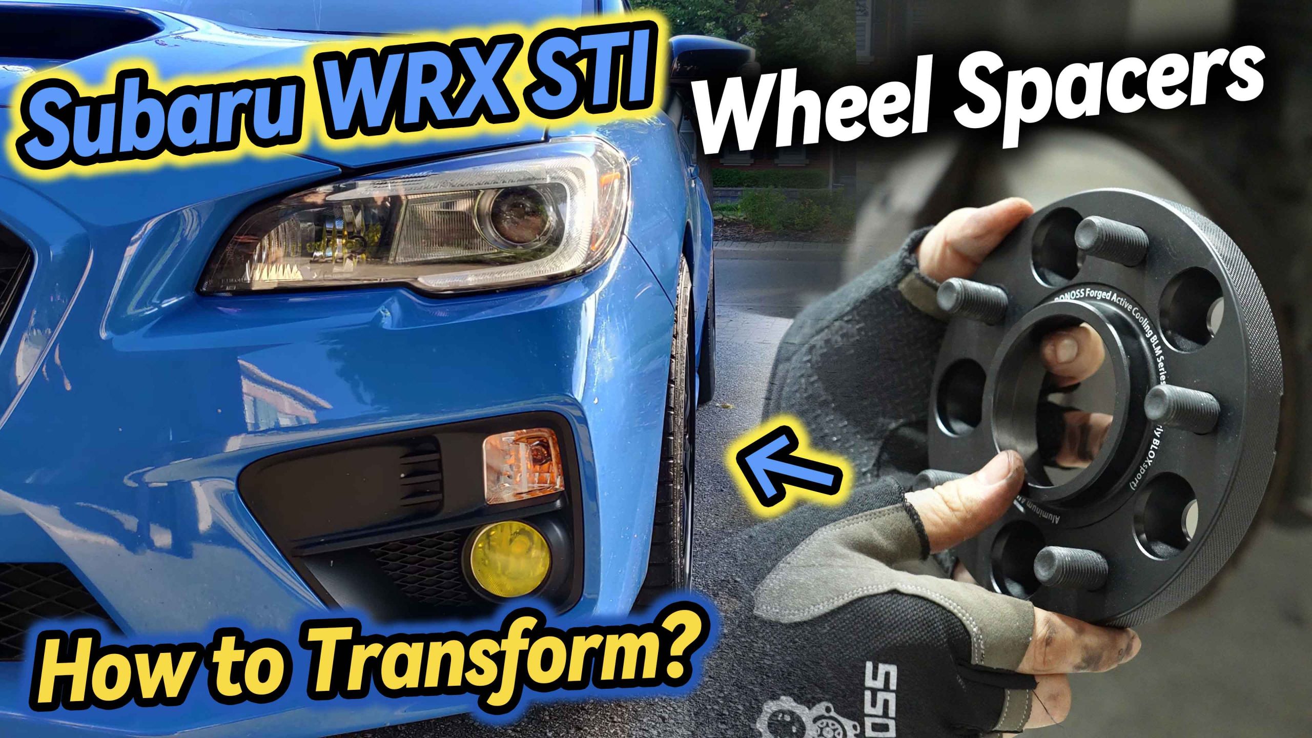 Best STI Wheel Spacers Size Guide (2026 Update) BONOSS Forged Active Cooling Adapters Hubcentric Spacers Pros Before and After Example (5)