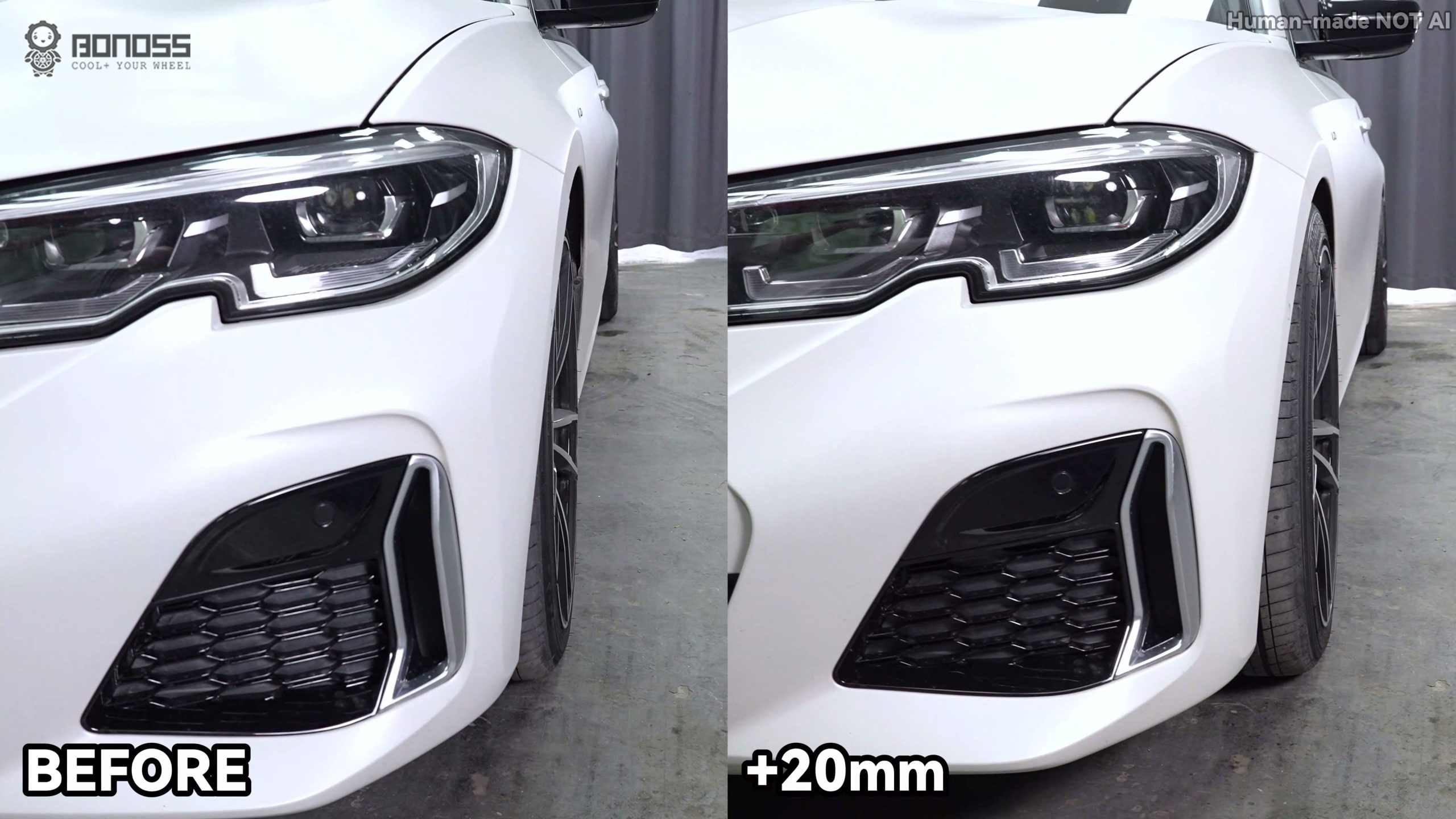 Do BMW Spacers 20mm Make a Difference Here's the Truth. BONOSS Forged Lightweight Plus Adapters Hubcentric Spacers Before and After (3)