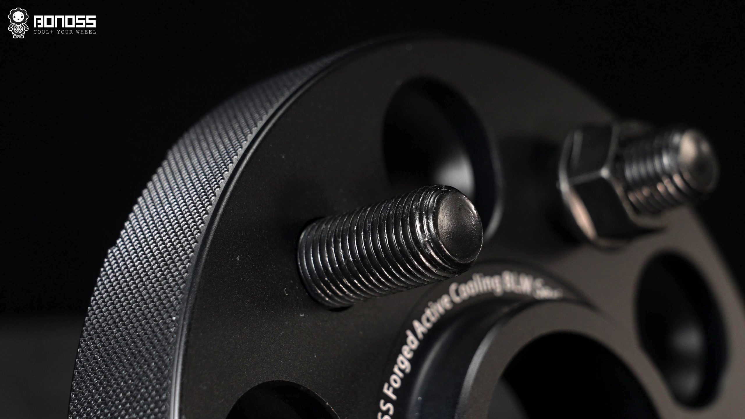 Do Model Y Performance Spacers Need to Cut Wheel Studs BONOSS Forged Active Cooling Adapters Hubcentric Spacers Pros Before and After Example (2)