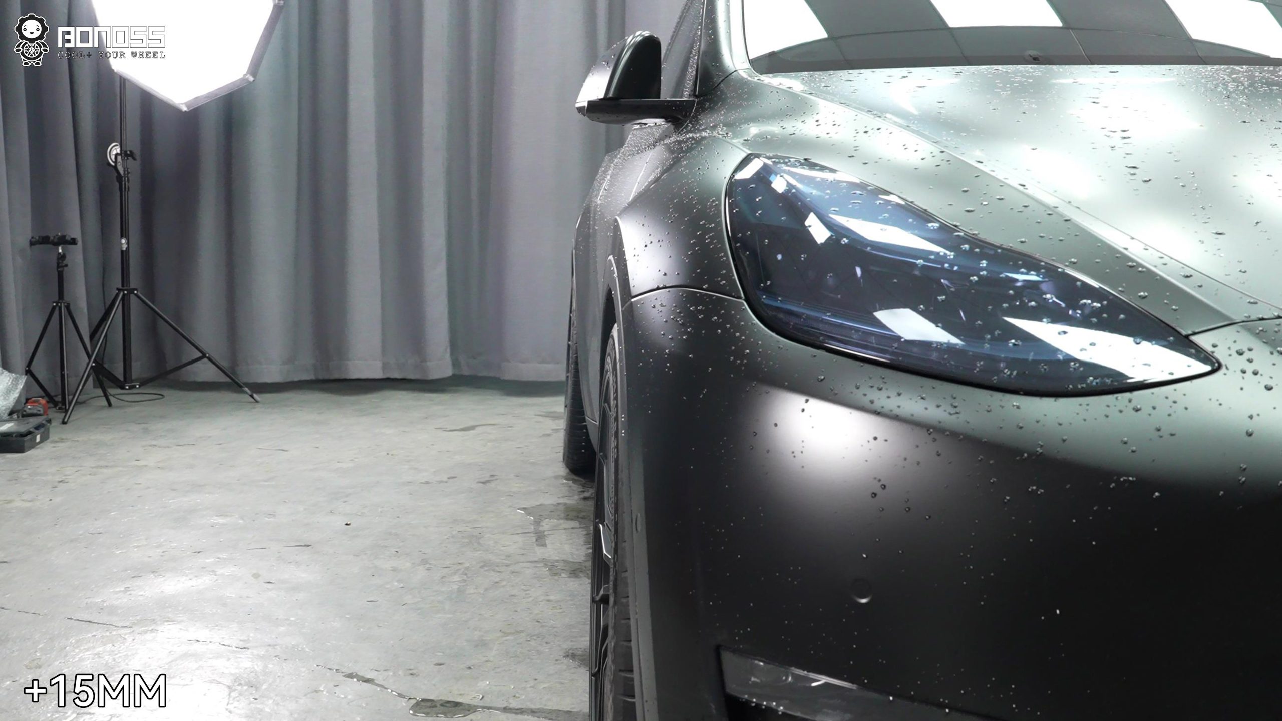 Model Y Performance Spacers Torque Specs Safe Installation BONOSS Forged Active Cooling Adapters Hubcentric Spacers Pros Before and After Example (3)
