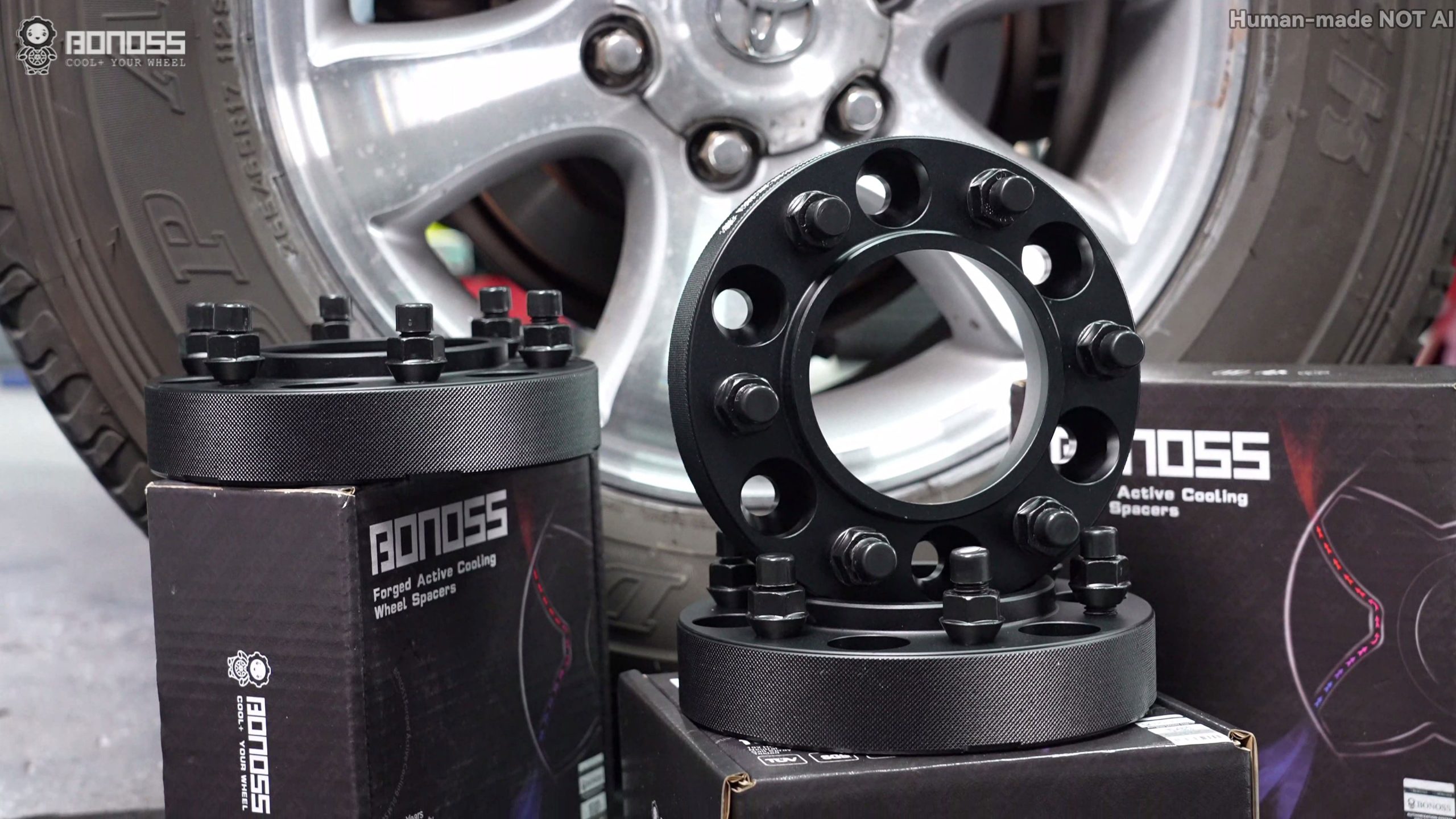 Safe 3rd Gen 4Runner Spacers Installation 5 Critical Rules BONOSS Forged Active Cooling Adapters Hubcentric Spacers Pros Before and After Example (3)