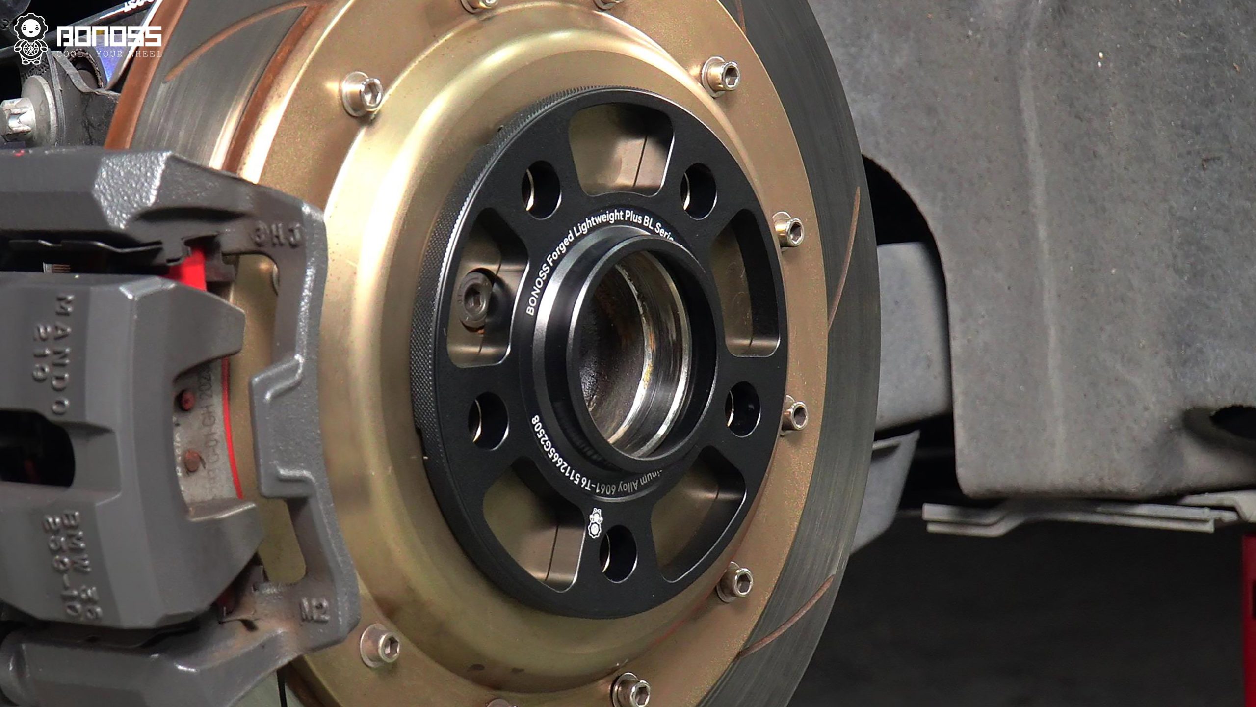 Safe MINI Cooper Wheel Spacers Installation 5 Pro Steps BONOSS Forged Lightweight Plus Adapters Hubcentric Spacers Before and After (1)