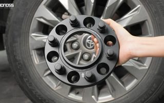 Toyota Pickup Wheel Spacers Torque & Installation Tips BONOSS Forged Active Cooling Adapters Hubcentric Spacers Pros Before and After Example (1)