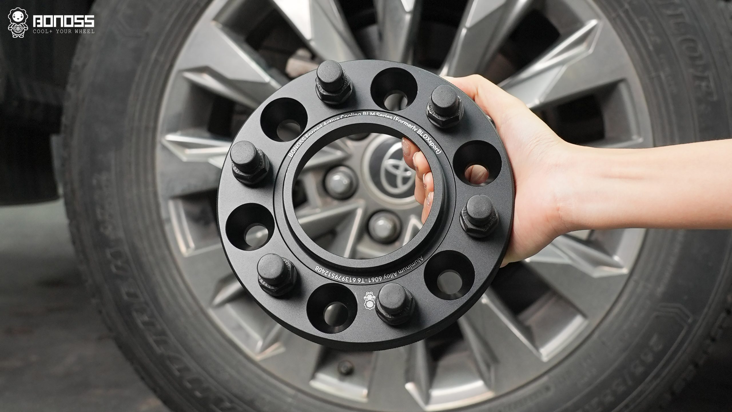 Toyota Pickup Wheel Spacers Torque & Installation Tips BONOSS Forged Active Cooling Adapters Hubcentric Spacers Pros Before and After Example (1)