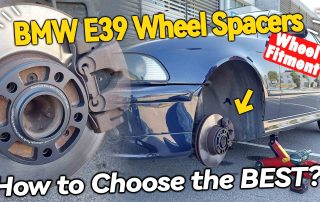 Ultimate BMW E39 Wheel Spacers Size Perfect Stance BONOSS Forged Lightweight Plus Adapters Hubcentric Spacers Before and After (4)