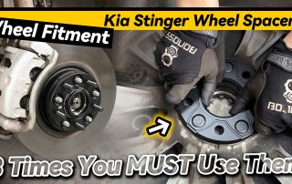 Ultimate Kia Stinger Wheel Spacers Size Guide – Expert Advice BONOSS Forged Active Cooling Adapters Hubcentric Spacers Pros Before and After Example (5)