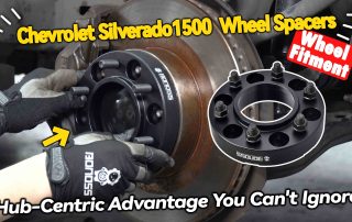 Ultimate Silverado 1500 Wheel Spacers Size Fitment Guide BONOSS Forged Active Cooling Adapters Hubcentric Spacers Pros Before and After Example (4)
