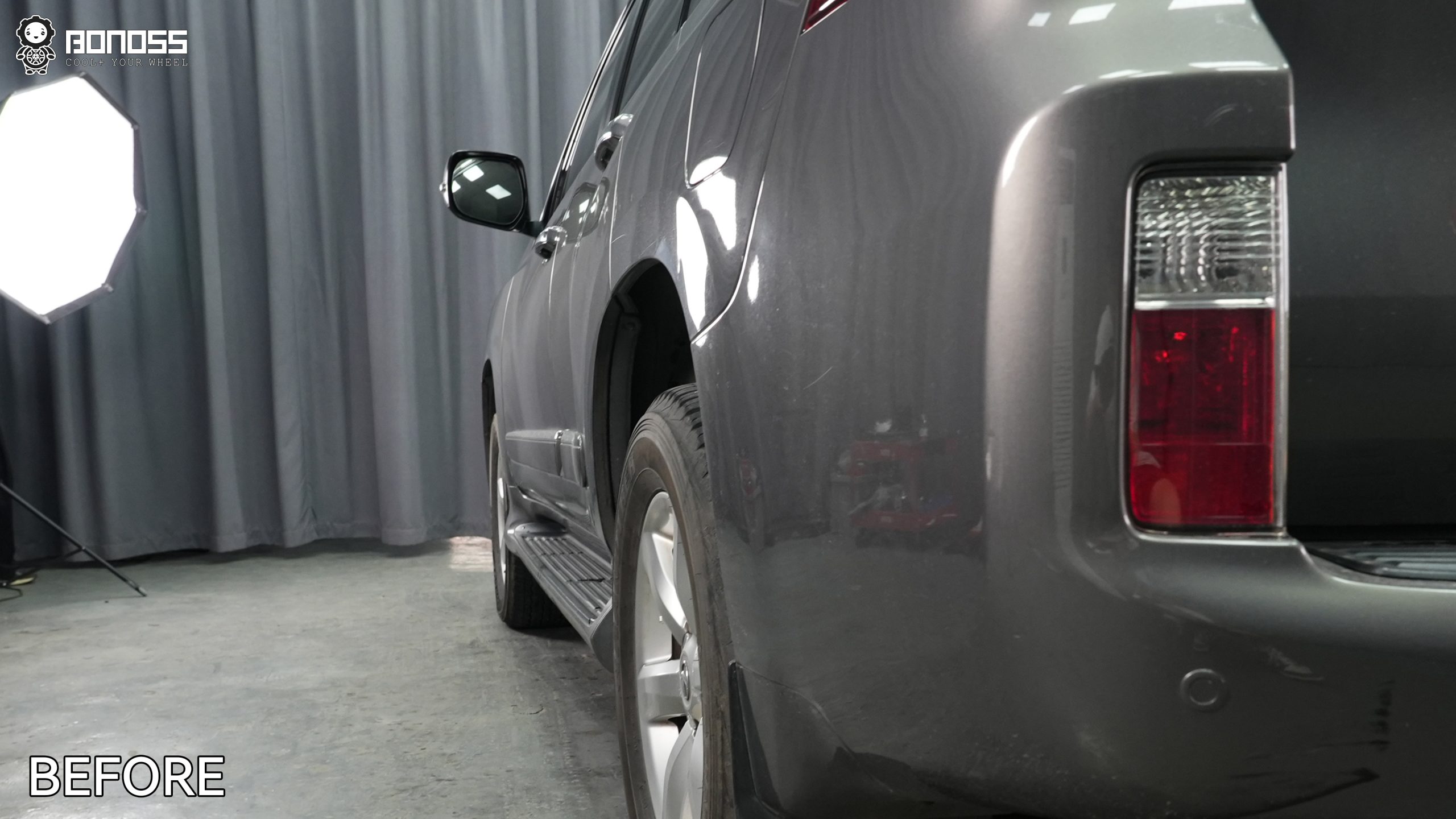 BONOSS Forged Active Cooling 2010 Lexus GX460 Wheel Spacers Front 30mm Rear 30mm Before and After (10)