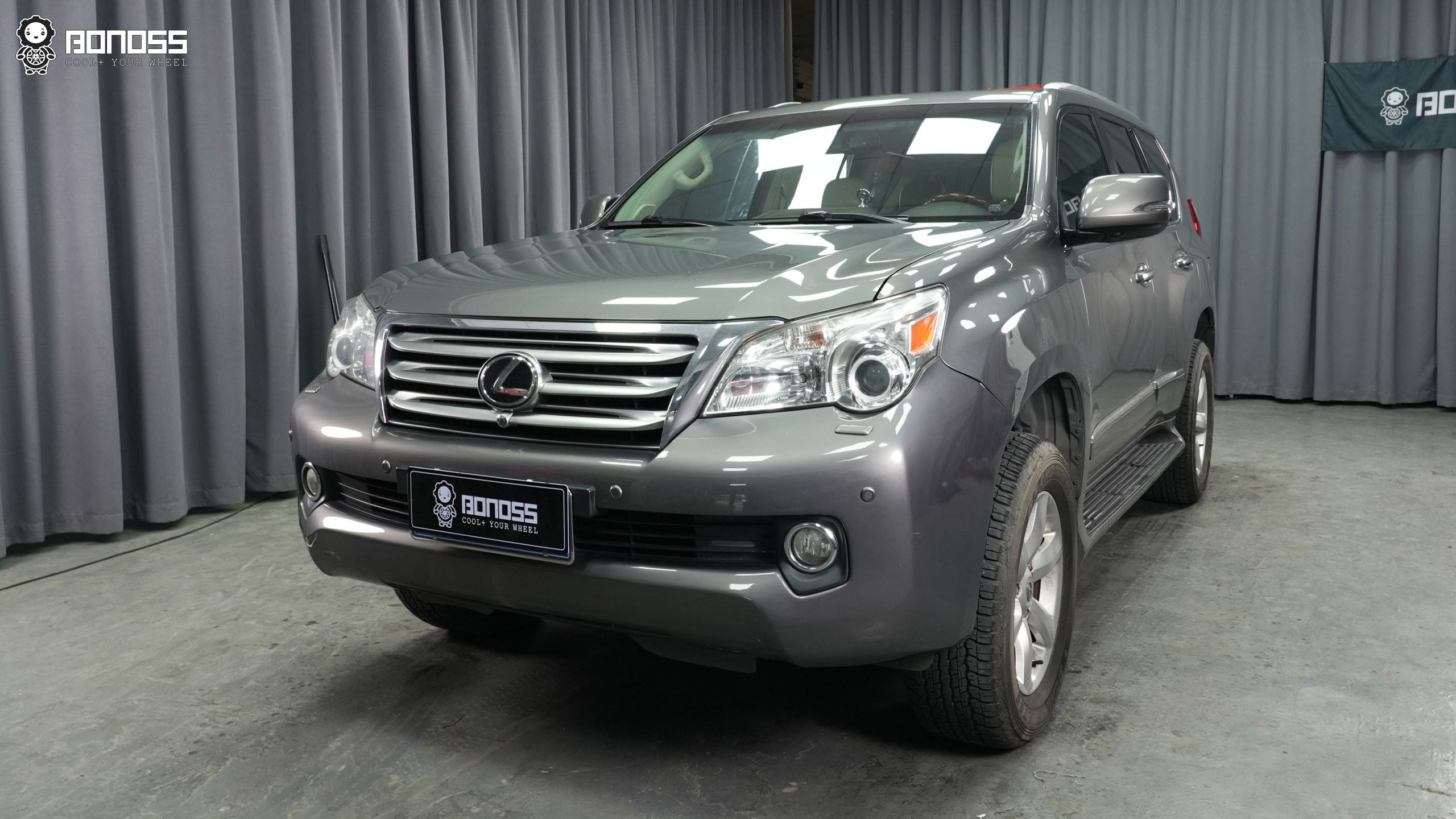 BONOSS Forged Active Cooling 2010 Lexus GX460 Wheel Spacers Front 30mm Rear 30mm Before and After (2)