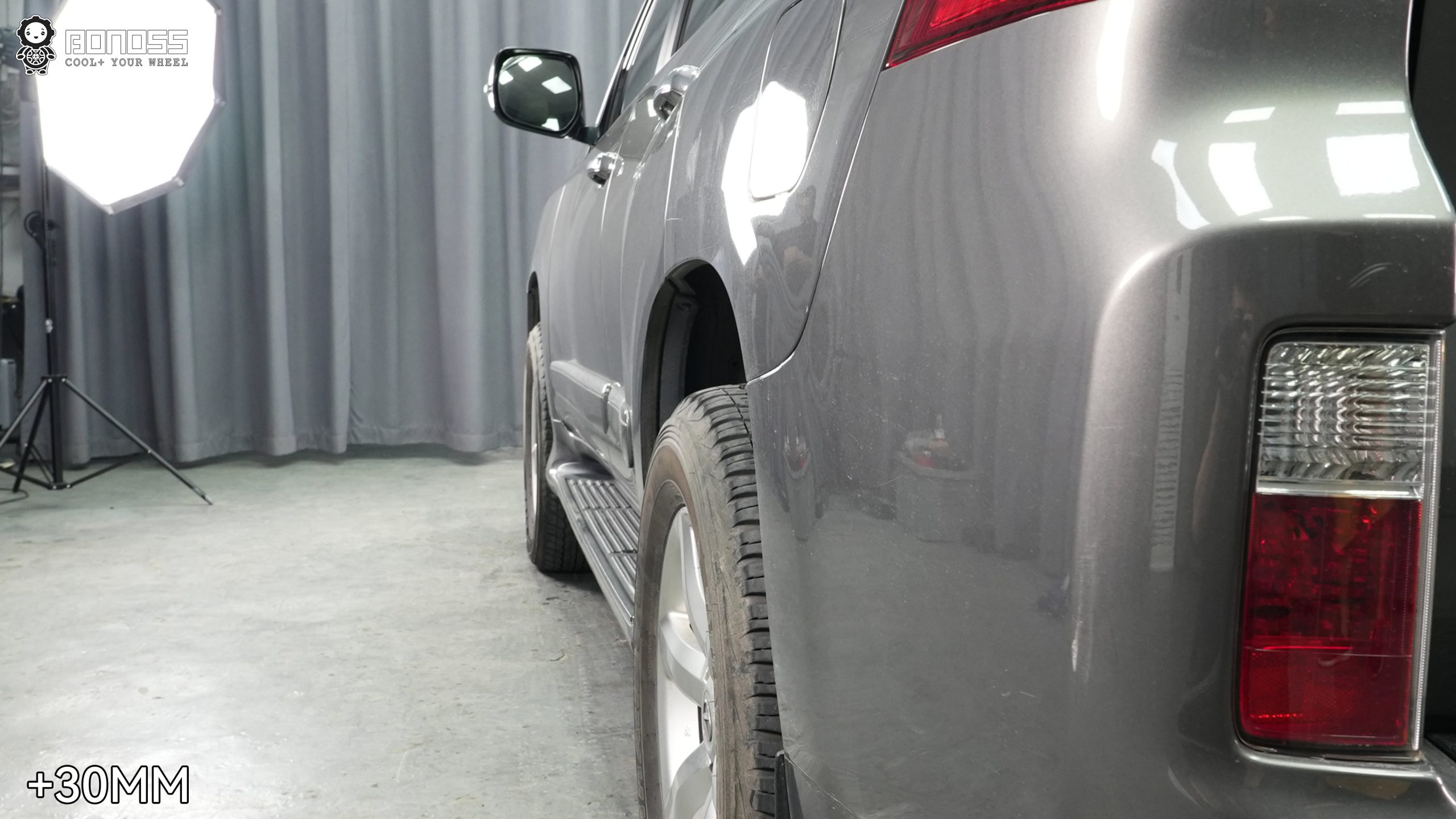 BONOSS Forged Active Cooling 2010 Lexus GX460 Wheel Spacers Front 30mm Rear 30mm Before and After (5)