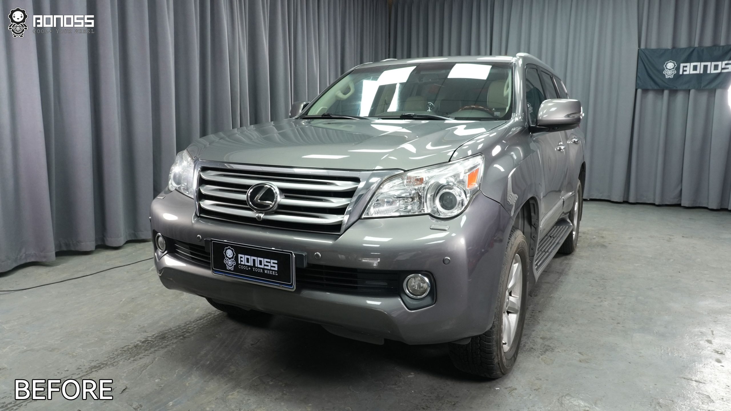 BONOSS Forged Active Cooling 2010 Lexus GX460 Wheel Spacers Front 30mm Rear 30mm Before and After (7)
