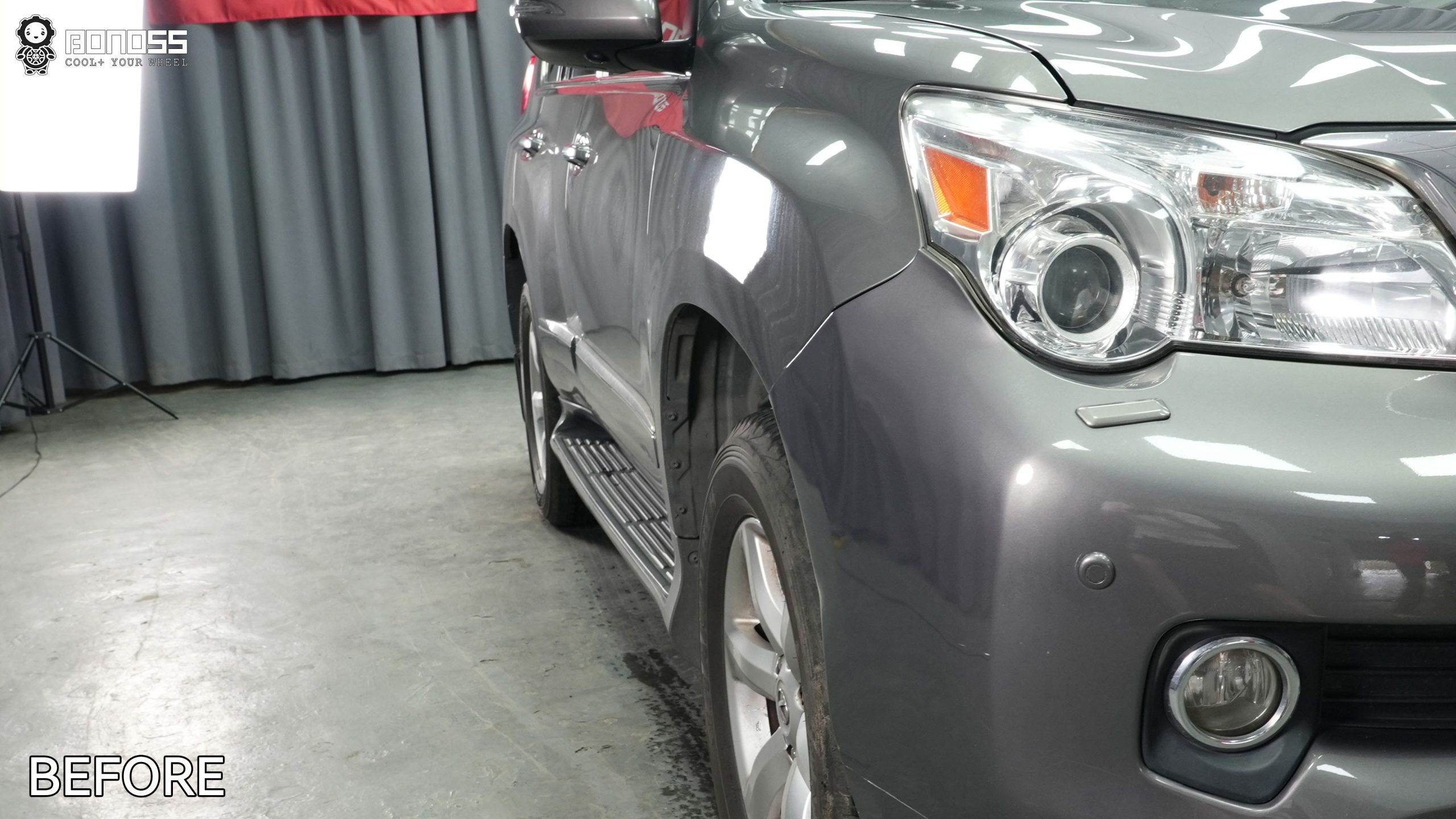 BONOSS Forged Active Cooling 2010 Lexus GX460 Wheel Spacers Front 30mm Rear 30mm Before and After (9)