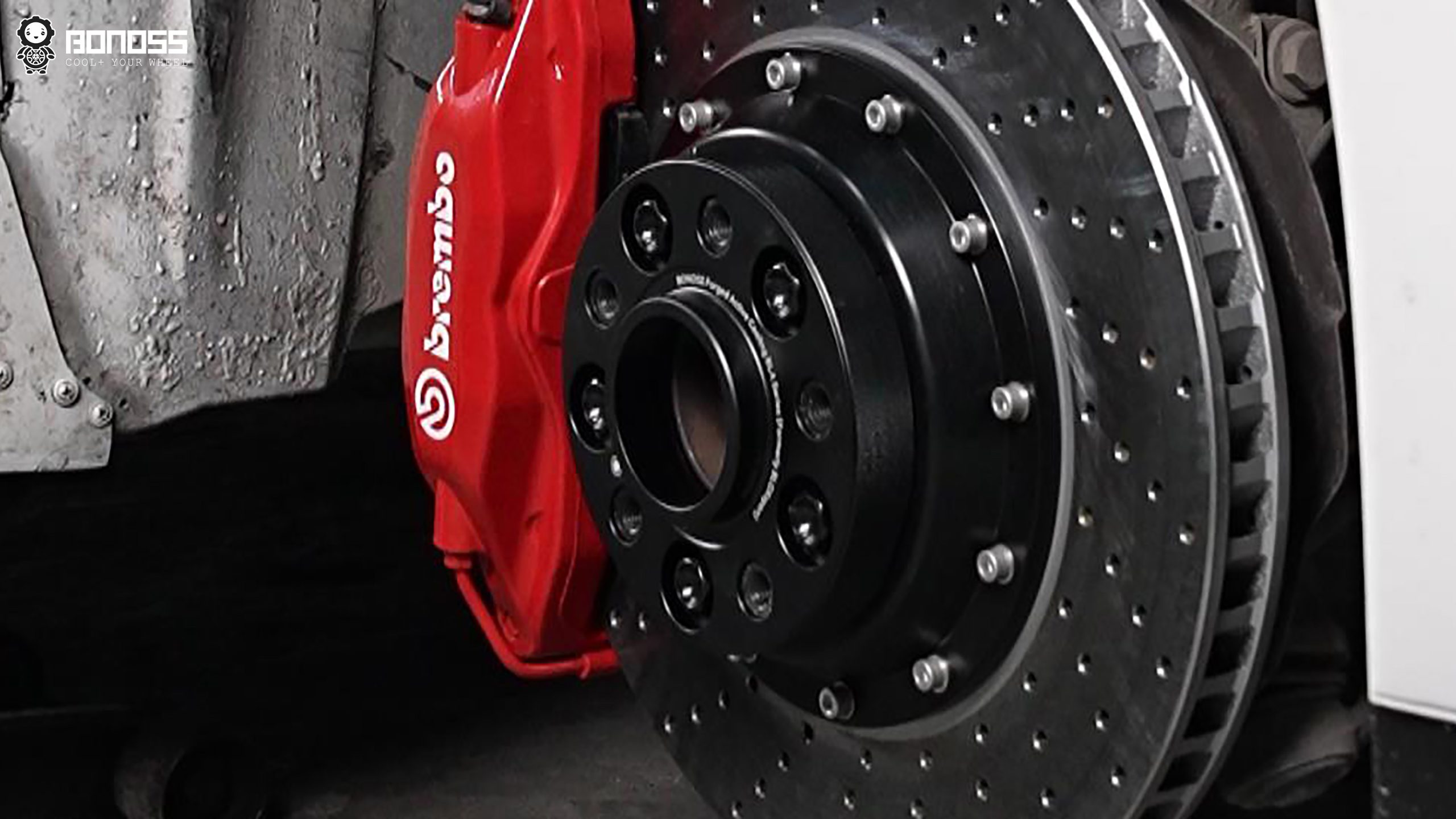 BONOSS Forged Active Cooling 2011 BMW 3 Series Wheel Spacers Front 25mm Rear 25mm Before and After (14)