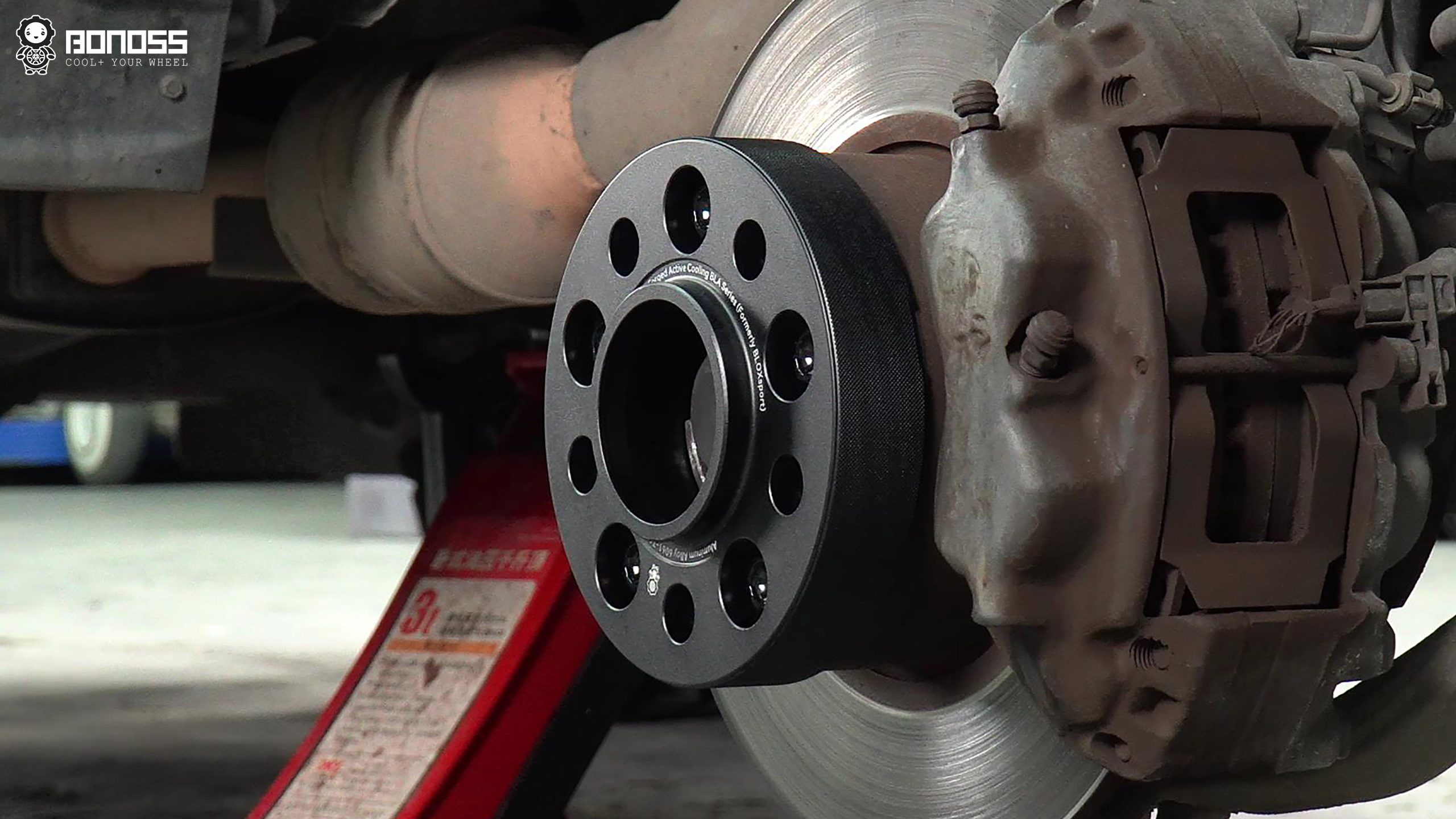 BONOSS Forged Active Cooling 2013 Mercedes-Benz G-Class Wheel Spacers Front 35mm Rear 35mm Before and After (14)