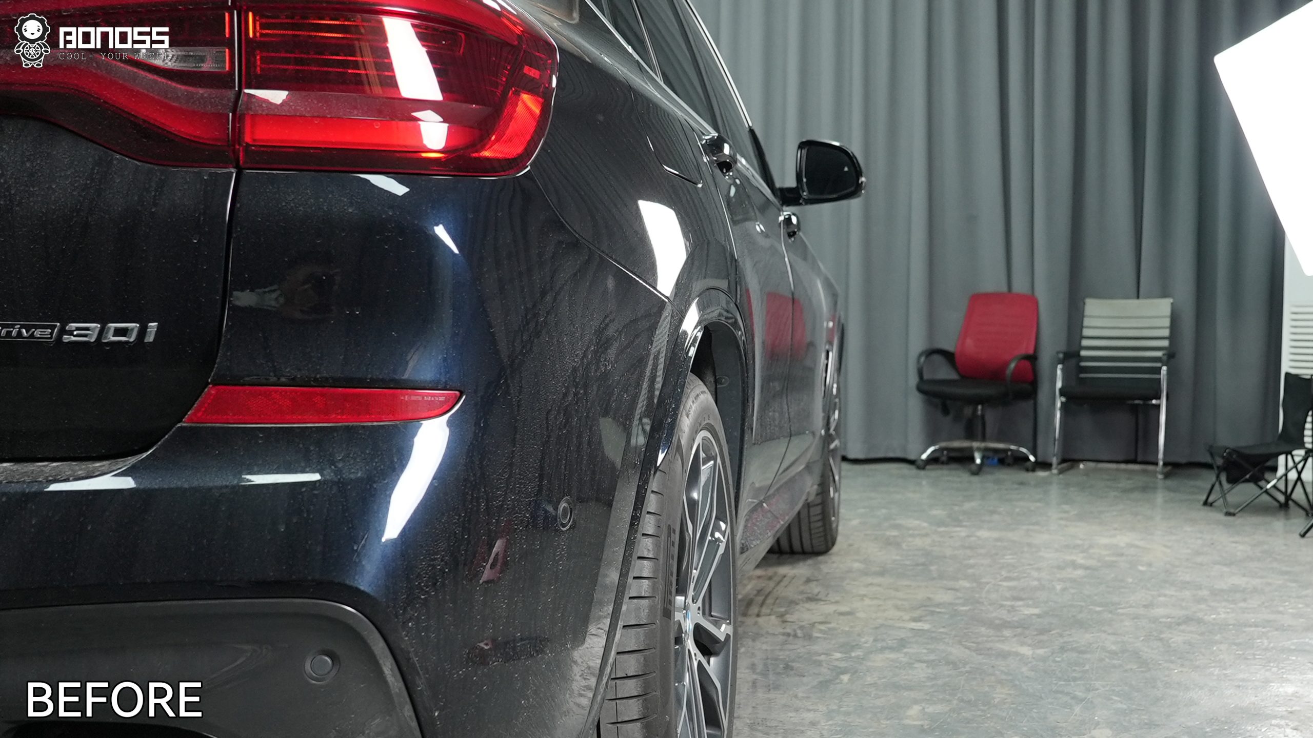 BONOSS Forged Active Cooling 2021 BMW X3 Wheel Spacers Front 25mm Rear 25mm Before and After (11)