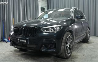 BONOSS Forged Active Cooling 2021 BMW X3 Wheel Spacers Front 25mm Rear 25mm Before and After (2)