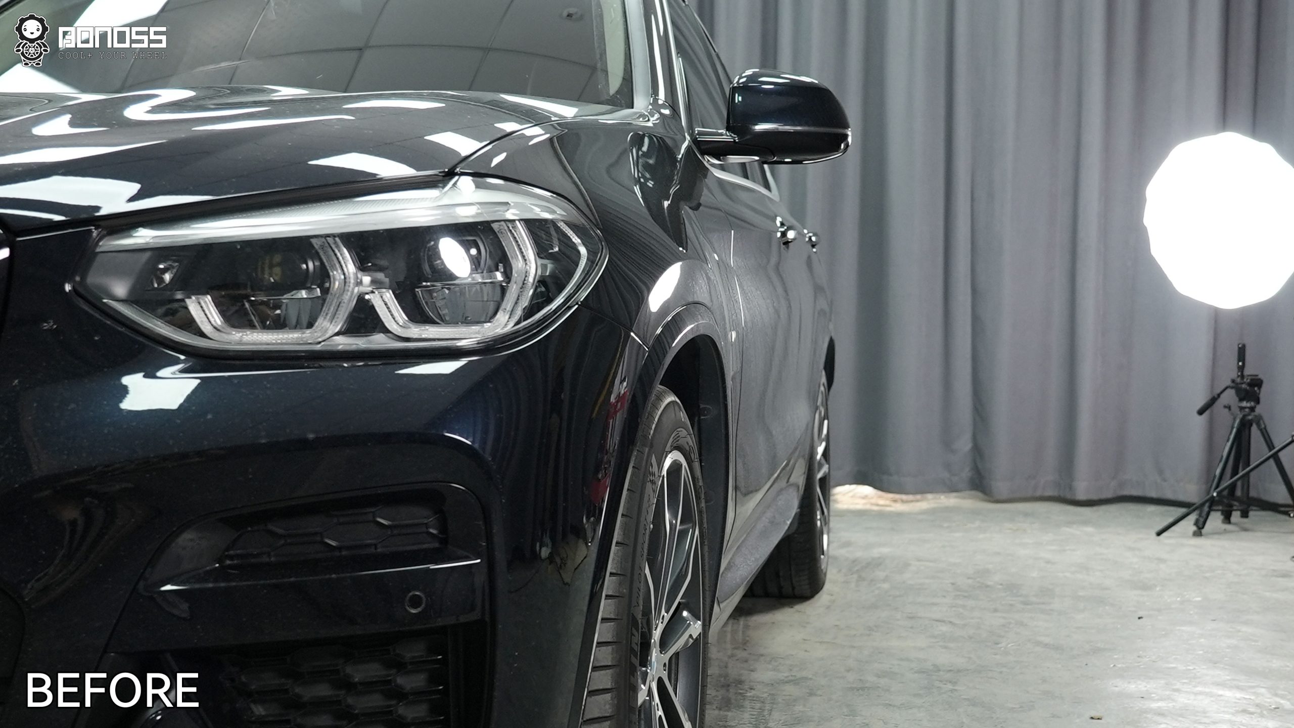BONOSS Forged Active Cooling 2021 BMW X3 Wheel Spacers Front 25mm Rear 25mm Before and After (8)