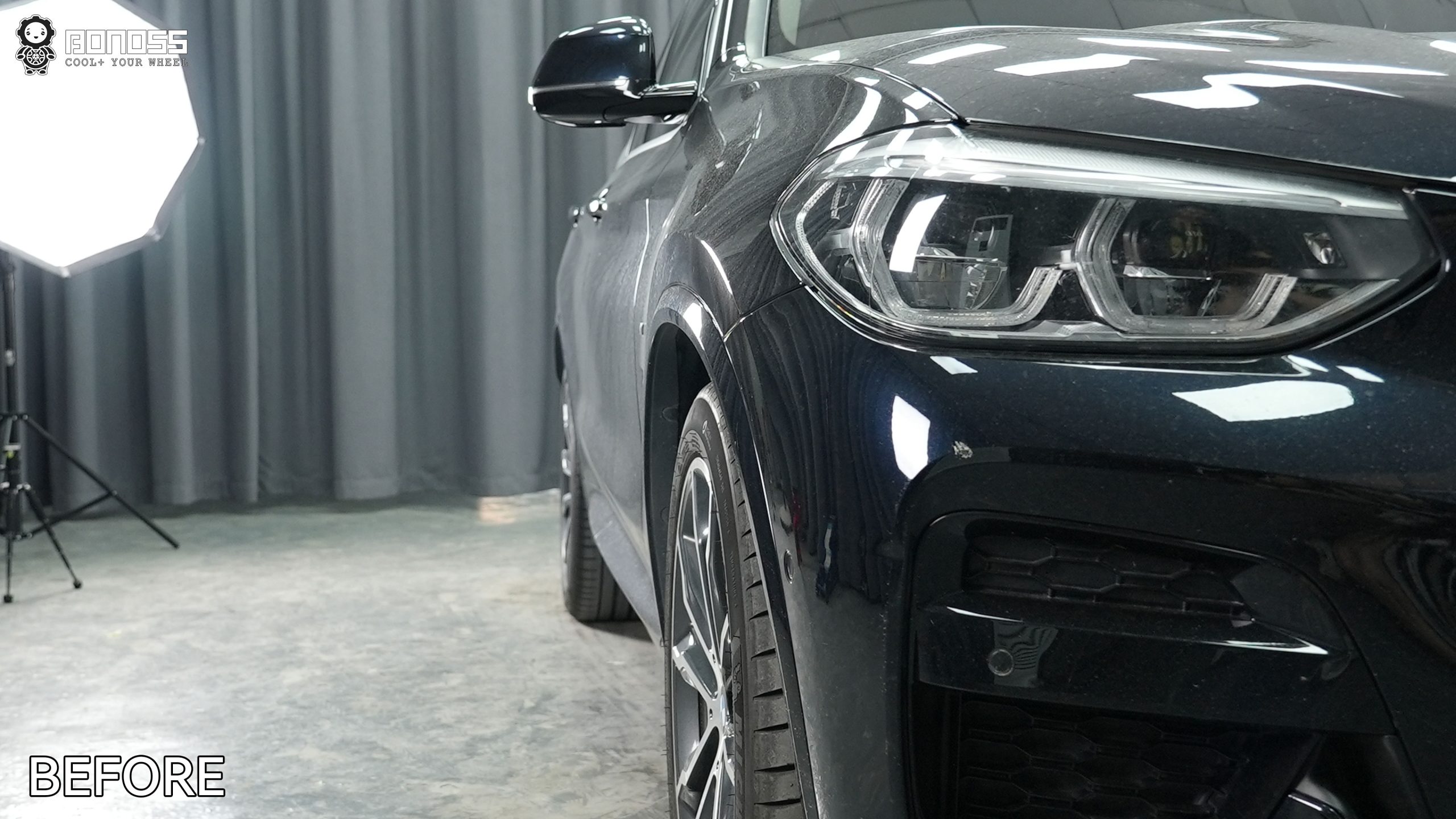 BONOSS Forged Active Cooling 2021 BMW X3 Wheel Spacers Front 25mm Rear 25mm Before and After (9)