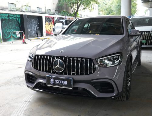 BONOSS Forged Active Cooling 2021 Mercedes-Benz GLC-Class Wheel Spacers Front 25mm Rear 35mm Before and After