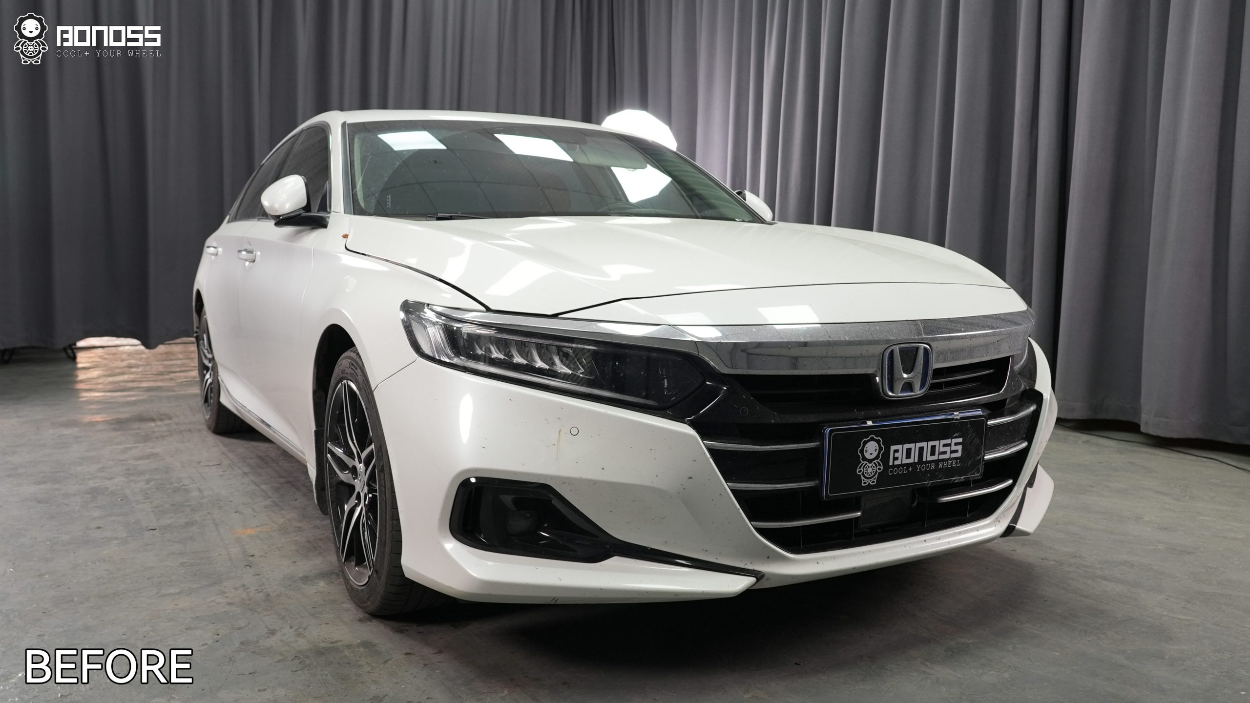 BONOSS Forged Active Cooling 2022 Honda Accord Wheel Spacers Front 20mm Rear 25mm Before and After (7)