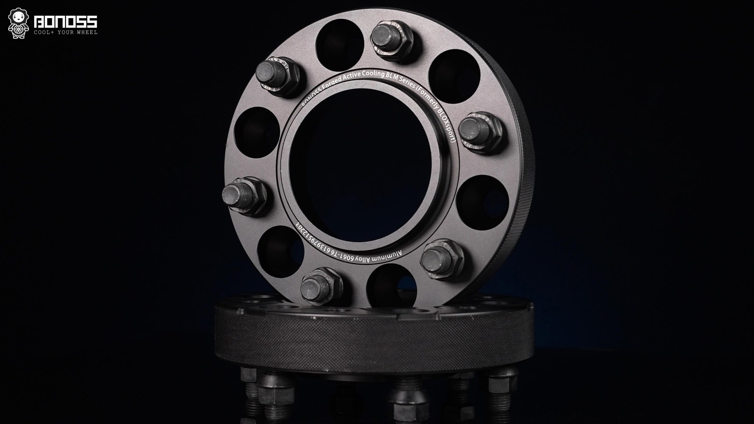BONOSS Forged Active Cooling 2022 Toyota Land Cruiser 300 Series Wheel Spacers Front 25mm Rear 25mm Before and After (1)