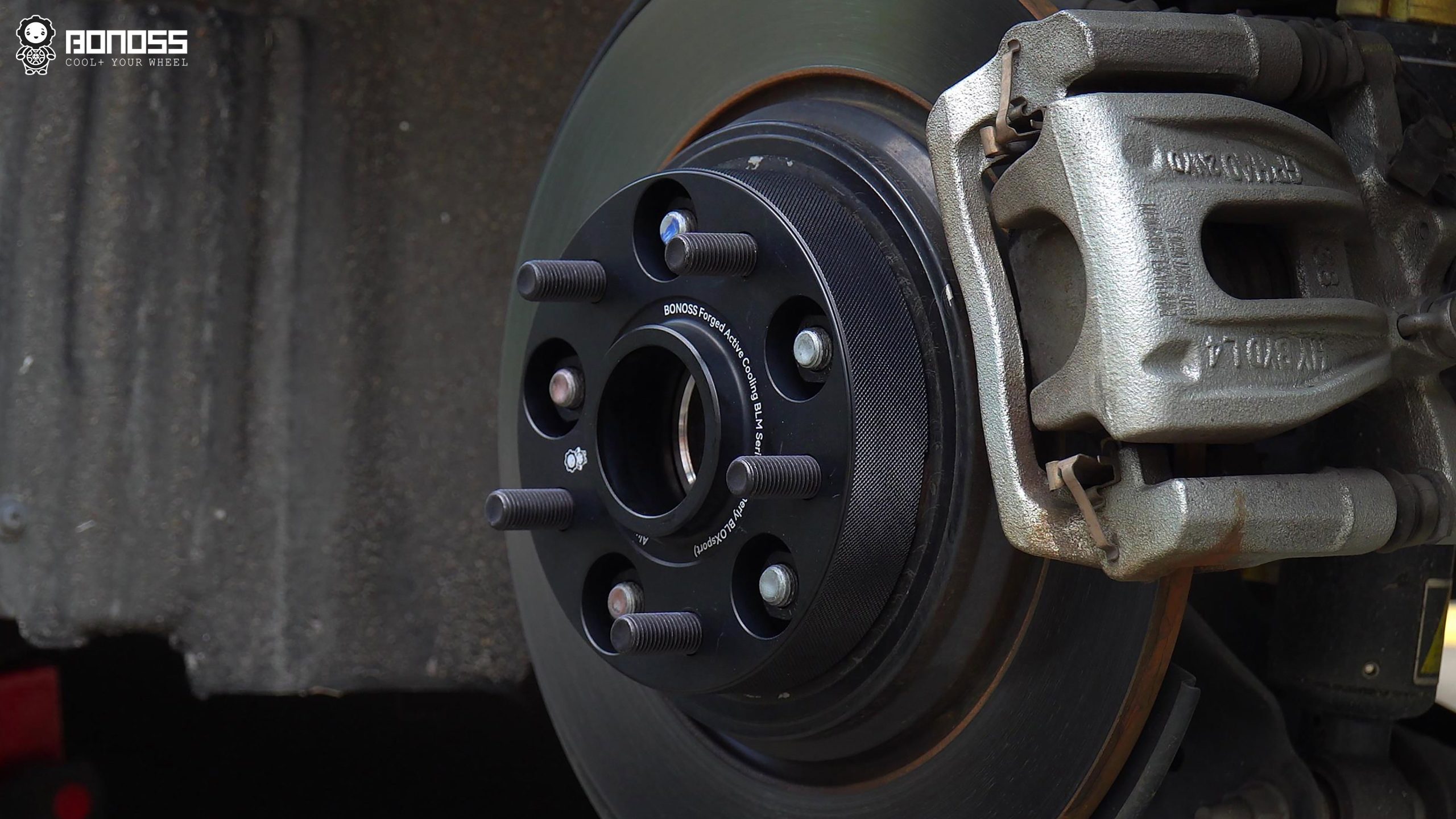 BONOSS Forged Active Cooling 2023 BYD Qin Plus Wheel Spacers Front 30mm Rear 30mm Before and After (14)