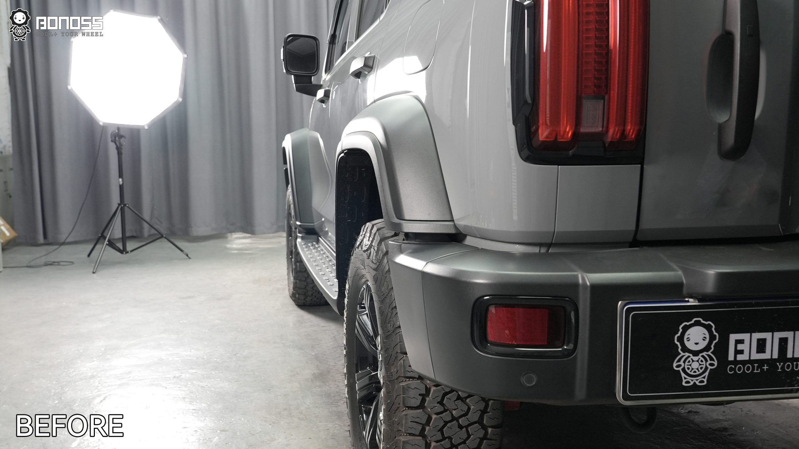 BONOSS Forged Active Cooling 2023 Tank 300 Wheel Spacers Front 35mm Rear 35mm Before and After (10)