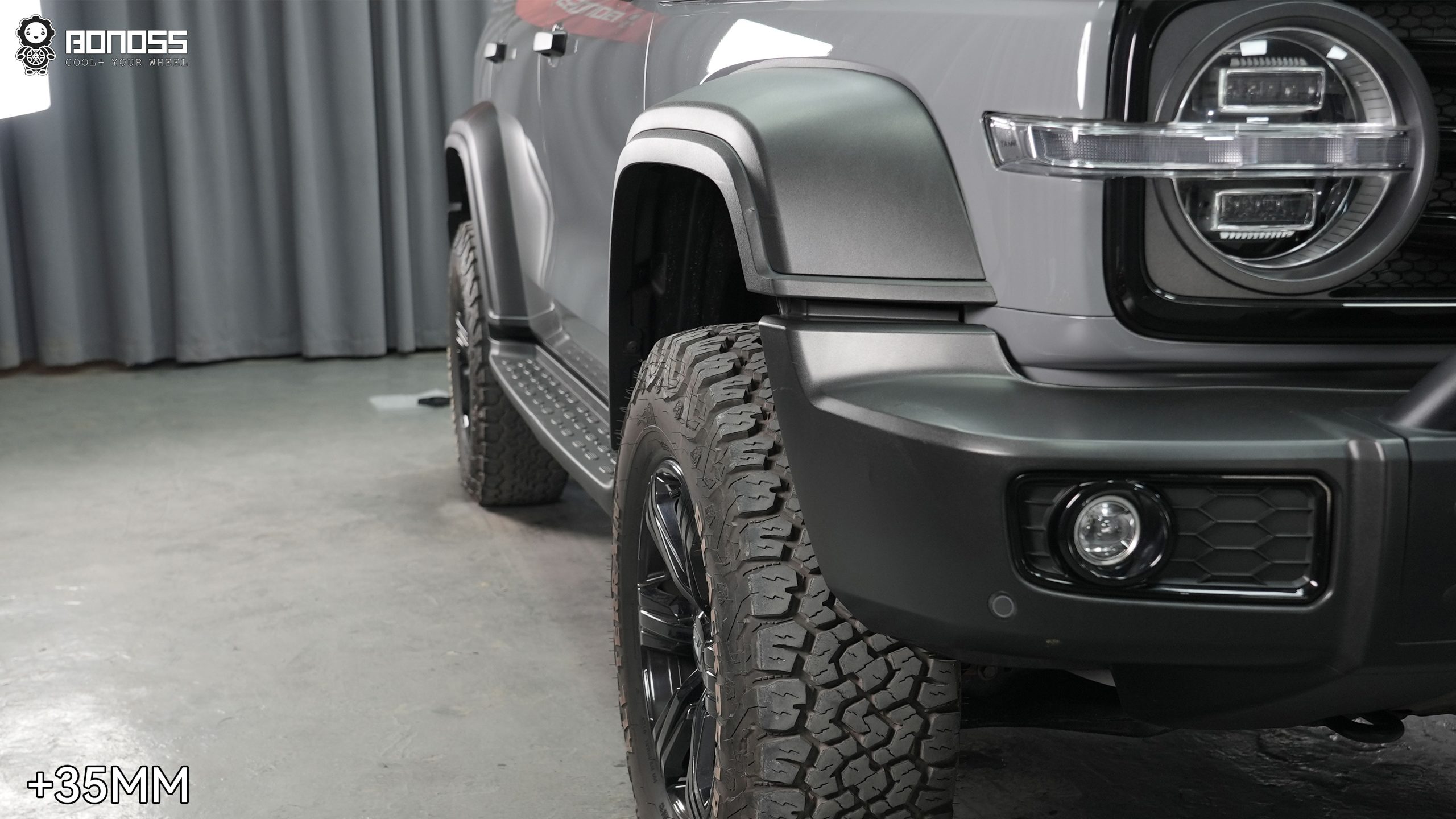 BONOSS Forged Active Cooling 2023 Tank 300 Wheel Spacers Front 35mm Rear 35mm Before and After (4)