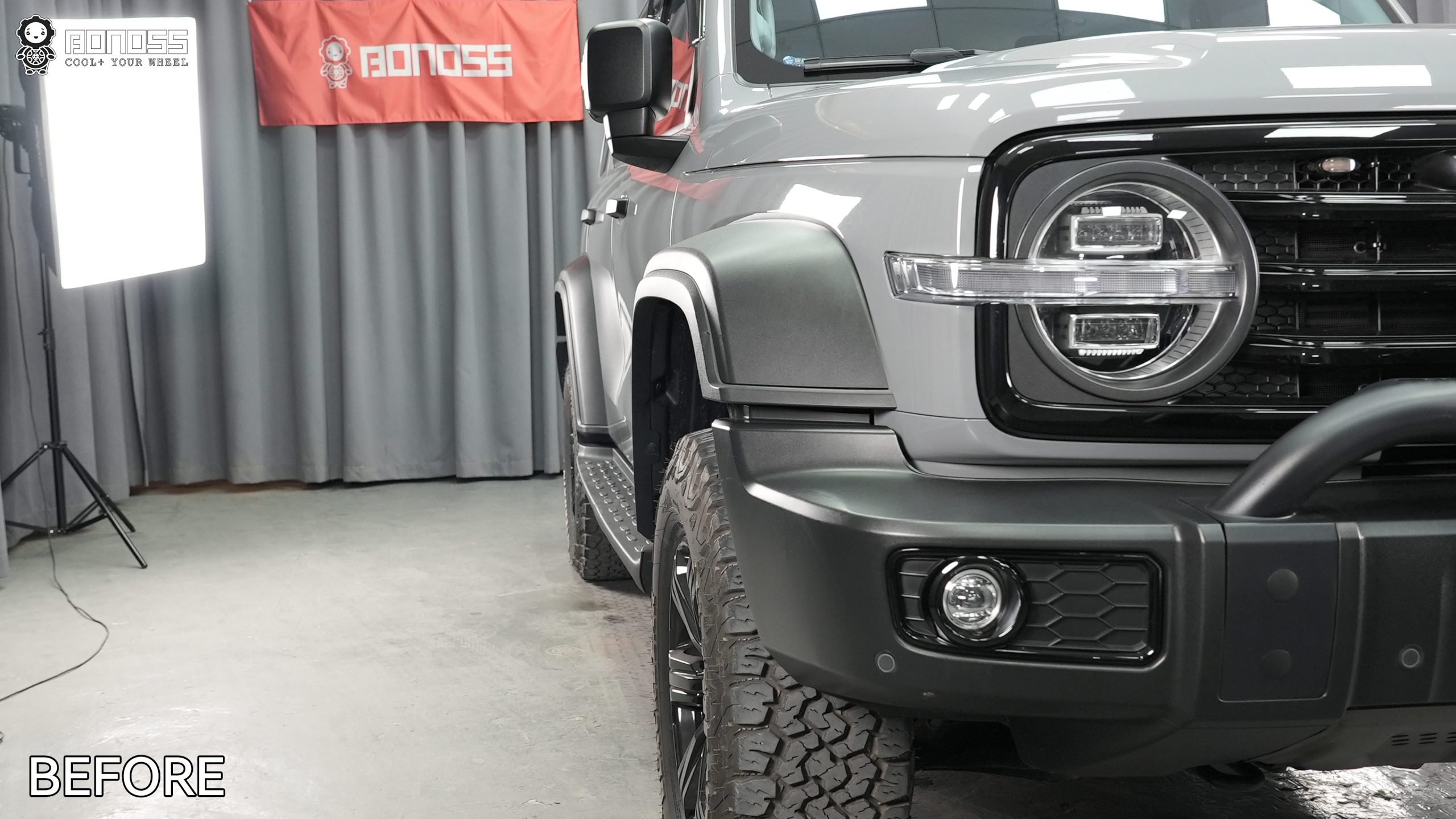 BONOSS Forged Active Cooling 2023 Tank 300 Wheel Spacers Front 35mm Rear 35mm Before and After (9)
