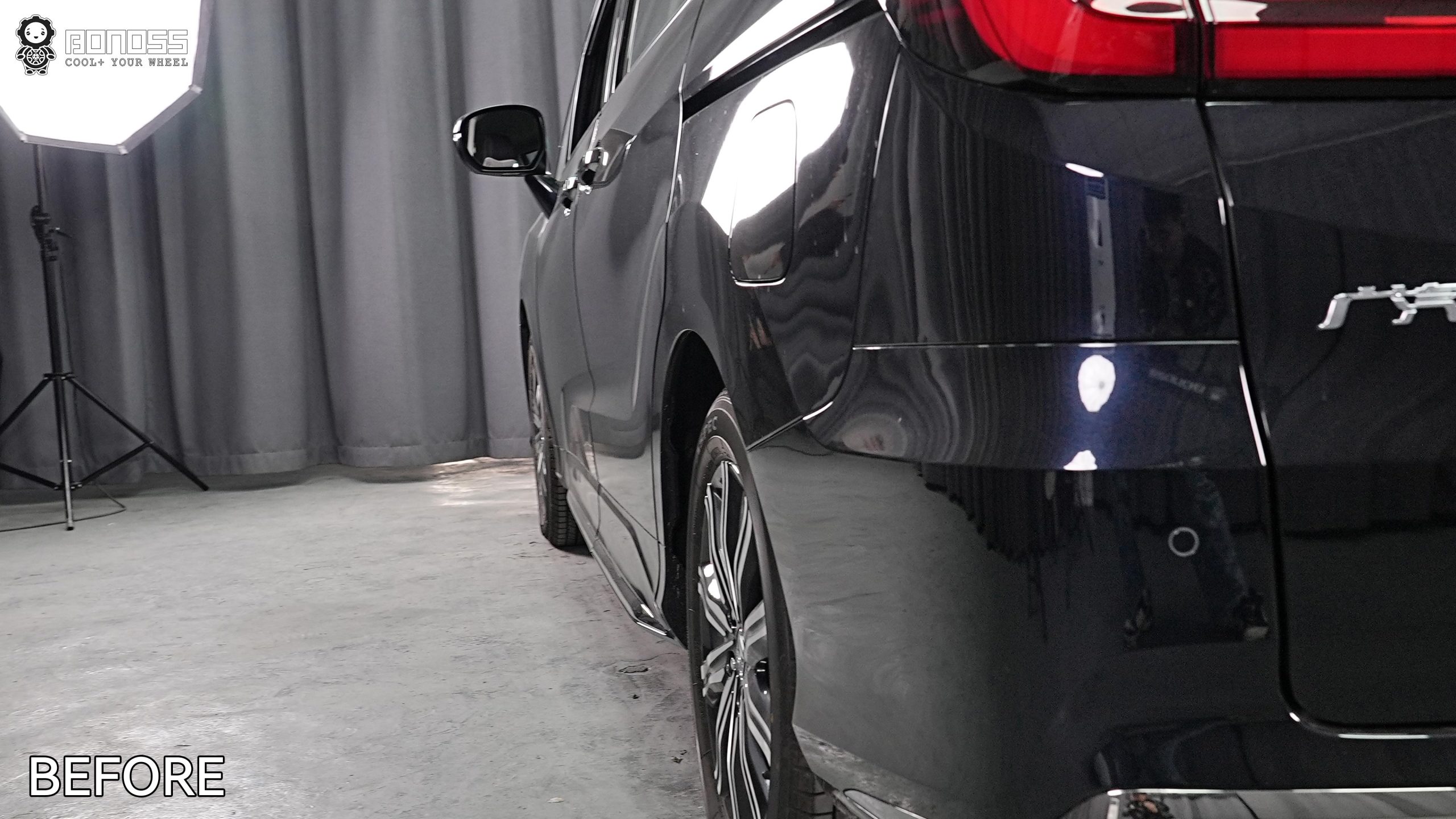 BONOSS Forged Active Cooling 2024 Honda Odyssey Wheel Spacers Front 20mm Rear 30mm Before and After (10)
