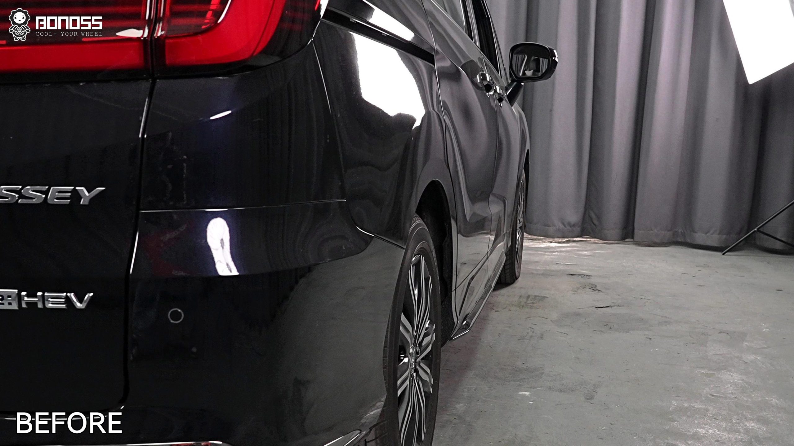 BONOSS Forged Active Cooling 2024 Honda Odyssey Wheel Spacers Front 20mm Rear 30mm Before and After (11)
