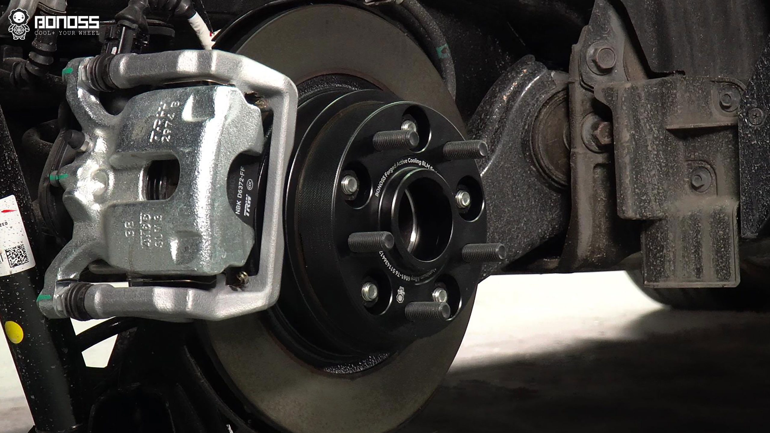 BONOSS Forged Active Cooling 2024 Honda Odyssey Wheel Spacers Front 20mm Rear 30mm Before and After (14)