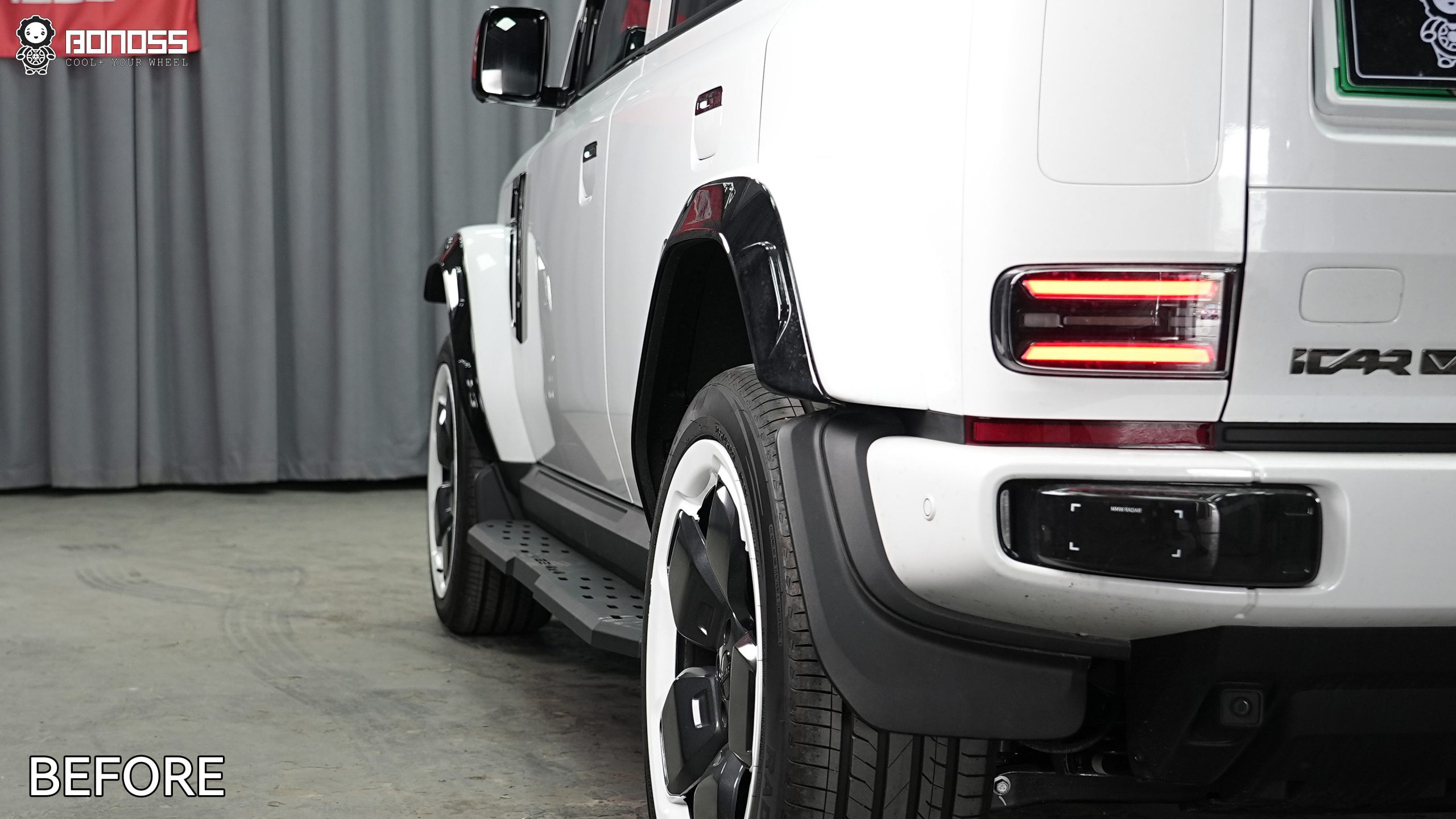 BONOSS Forged Active Cooling 2025 iCAR V23 Wheel Spacers Front 25mm Rear 30mm Before and After (10)