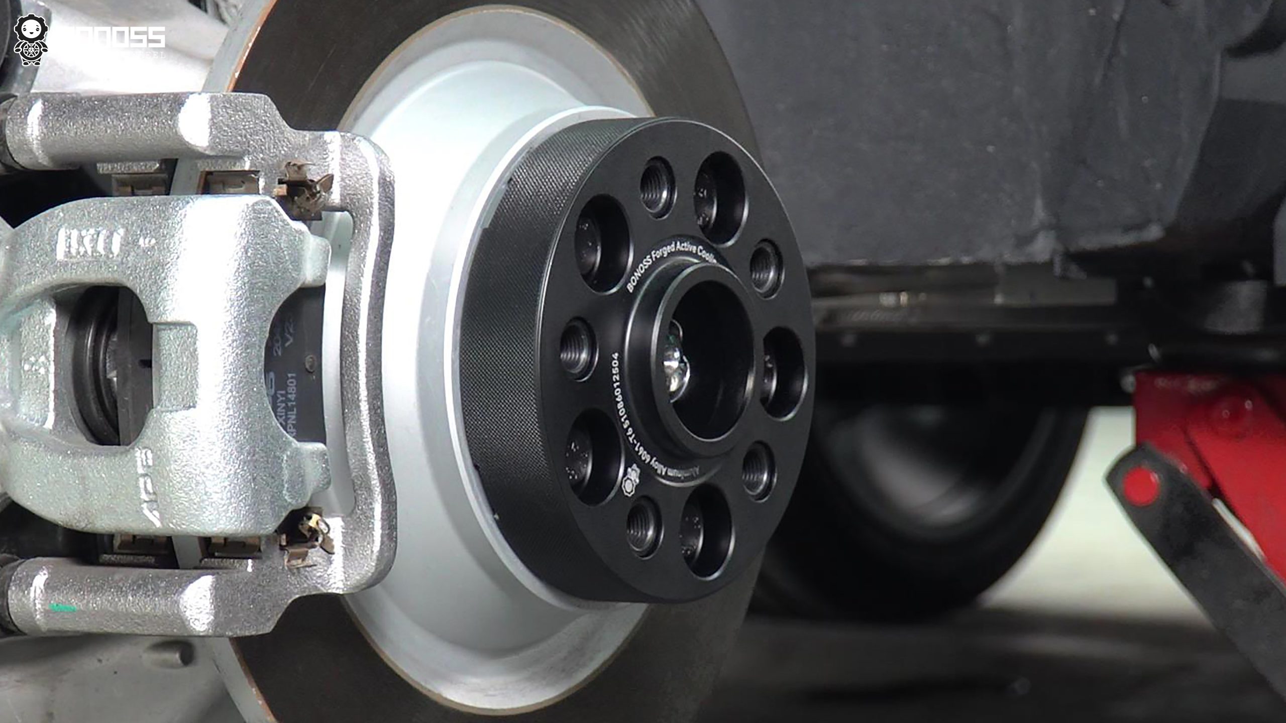 BONOSS Forged Active Cooling 2025 iCAR V23 Wheel Spacers Front 25mm Rear 30mm Before and After (14)