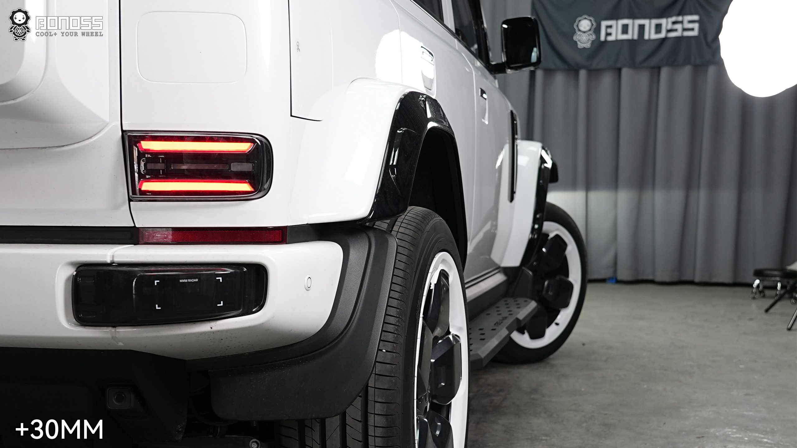 BONOSS Forged Active Cooling 2025 iCAR V23 Wheel Spacers Front 25mm Rear 30mm Before and After (6)