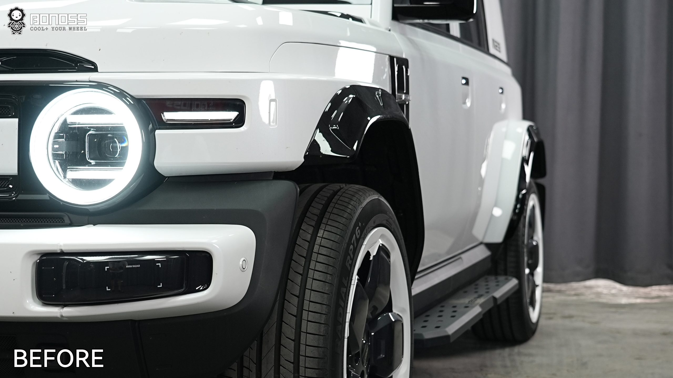 BONOSS Forged Active Cooling 2025 iCAR V23 Wheel Spacers Front 25mm Rear 30mm Before and After (8)