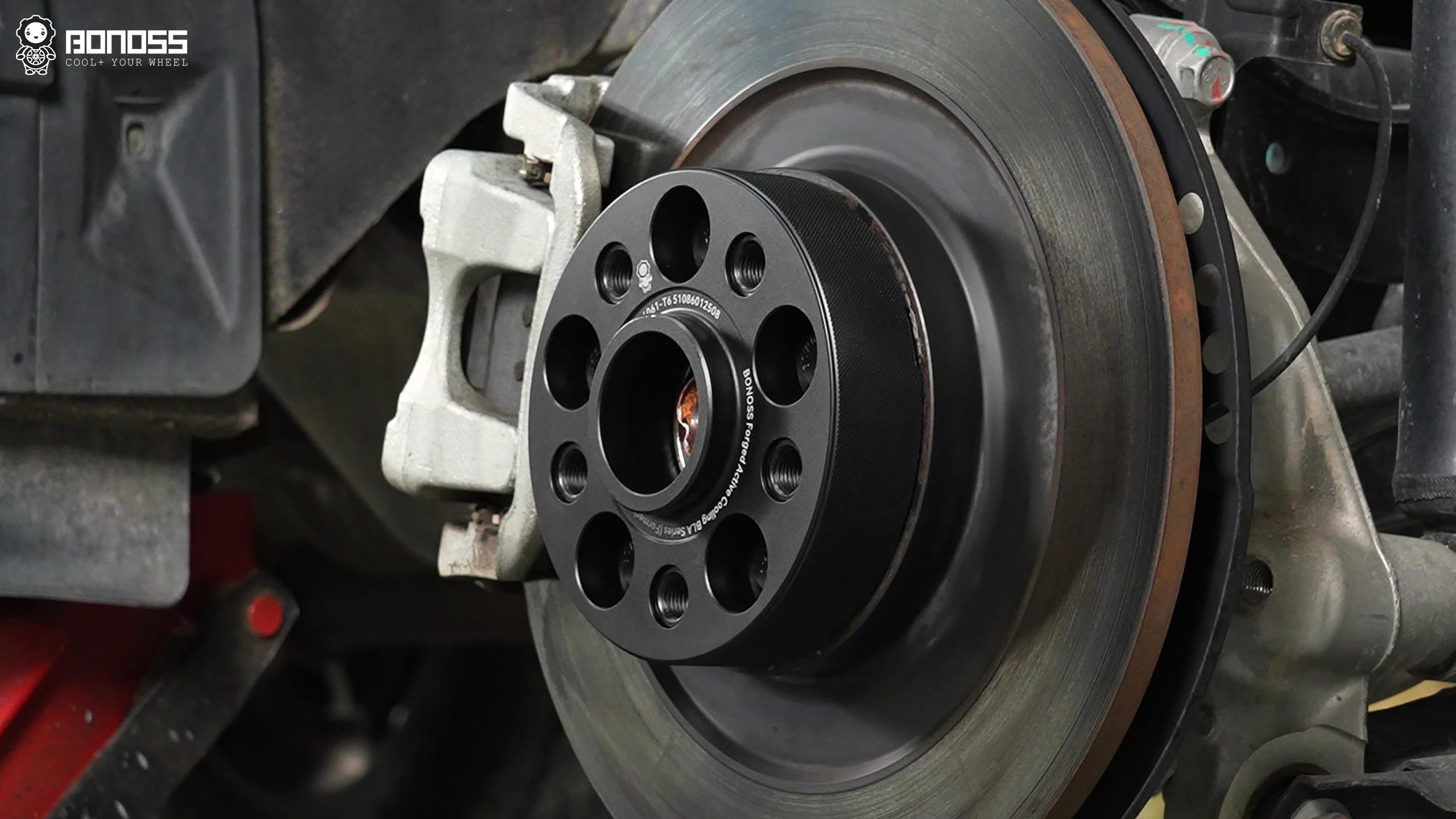 BONOSS Forged Active Cooling 2026 Jetour Traveler Wheel Spacers Front 35mm Rear 35mm Before and After (14)