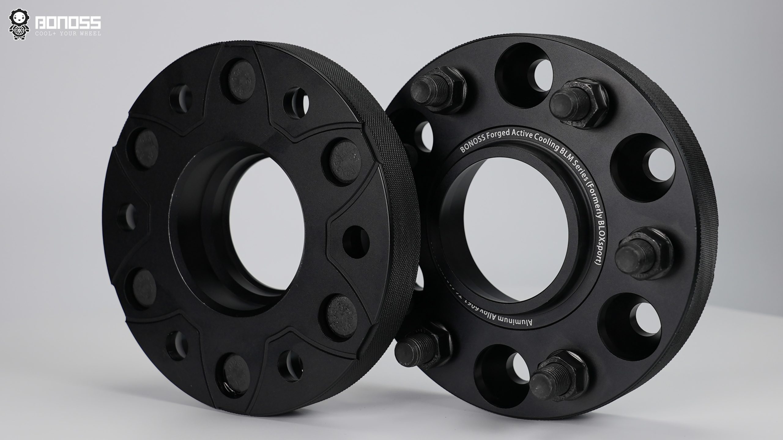 BONOSS Forged Active Cooling Hubcentric Bronco Wheel Spacers (1) A pair of BONOSS forged active cooling wheel spacers