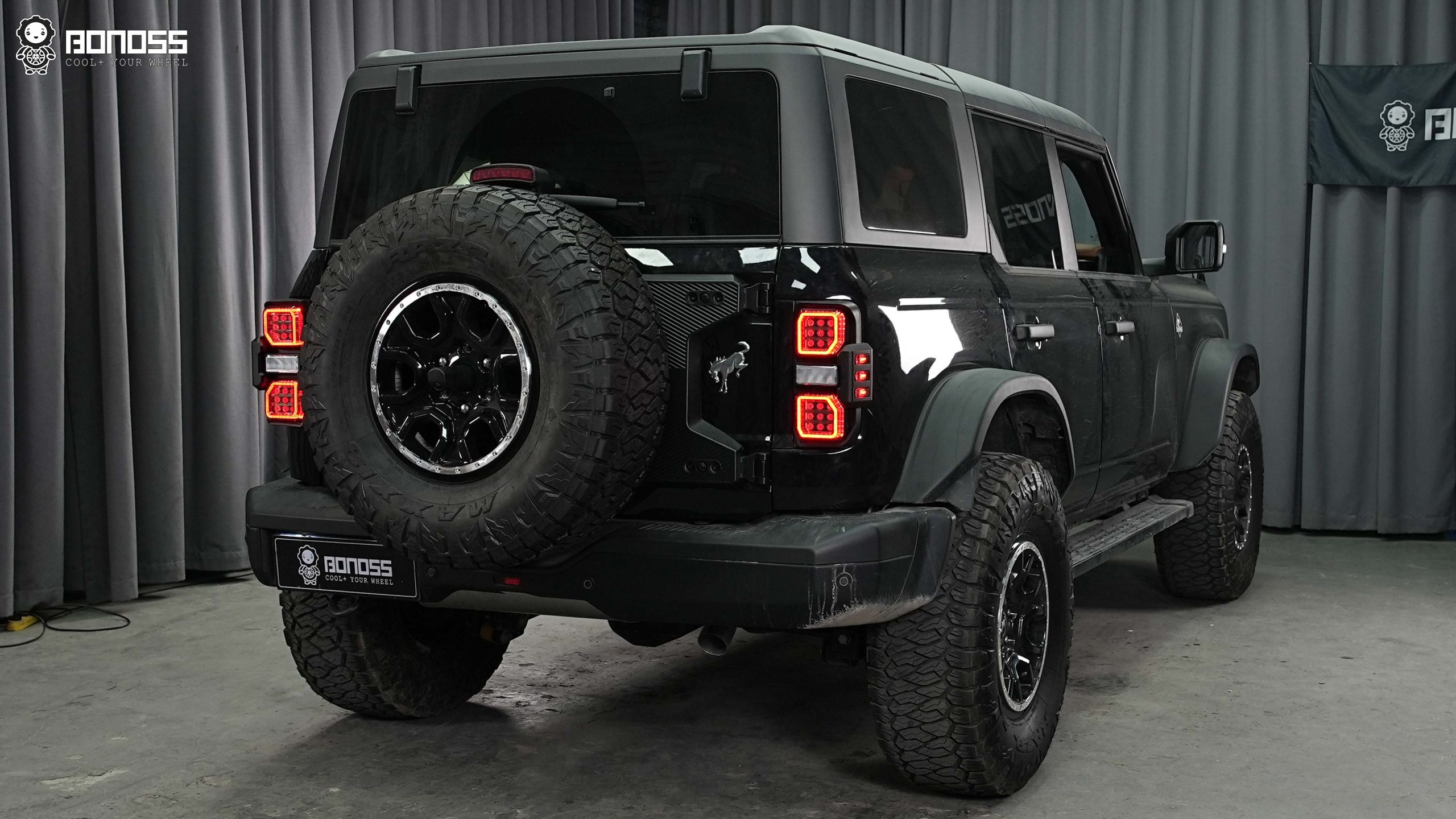 BONOSS Forged Active Cooling Hubcentric Bronco Wheel Spacers (10) A Ford Bronco with 35mm wheel spacers, perfect flush stance.