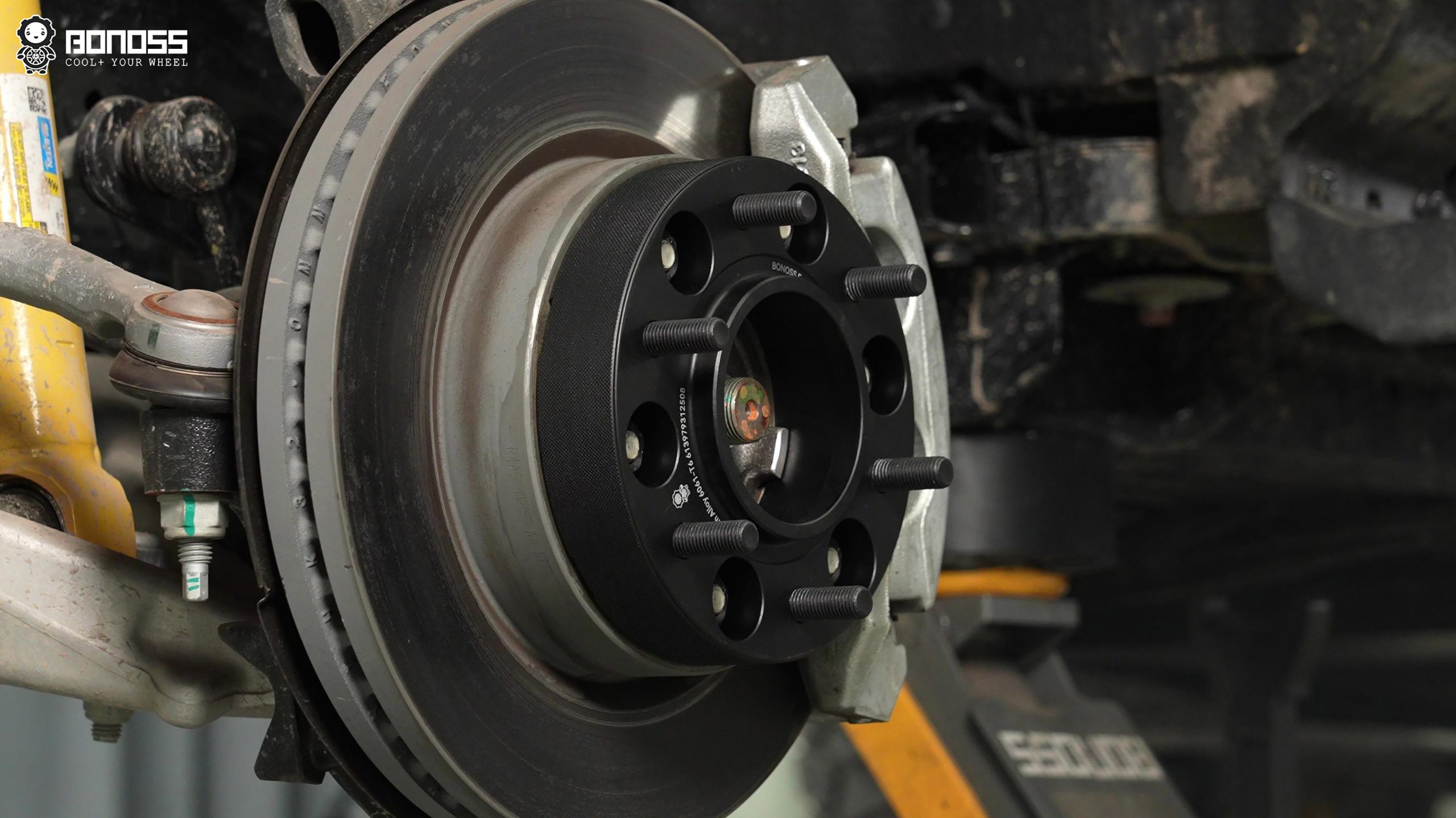 BONOSS Forged Active Cooling Hubcentric Bronco Wheel Spacers (7) 35mm hub-centric wheel spacers Installed on Ford Bronco