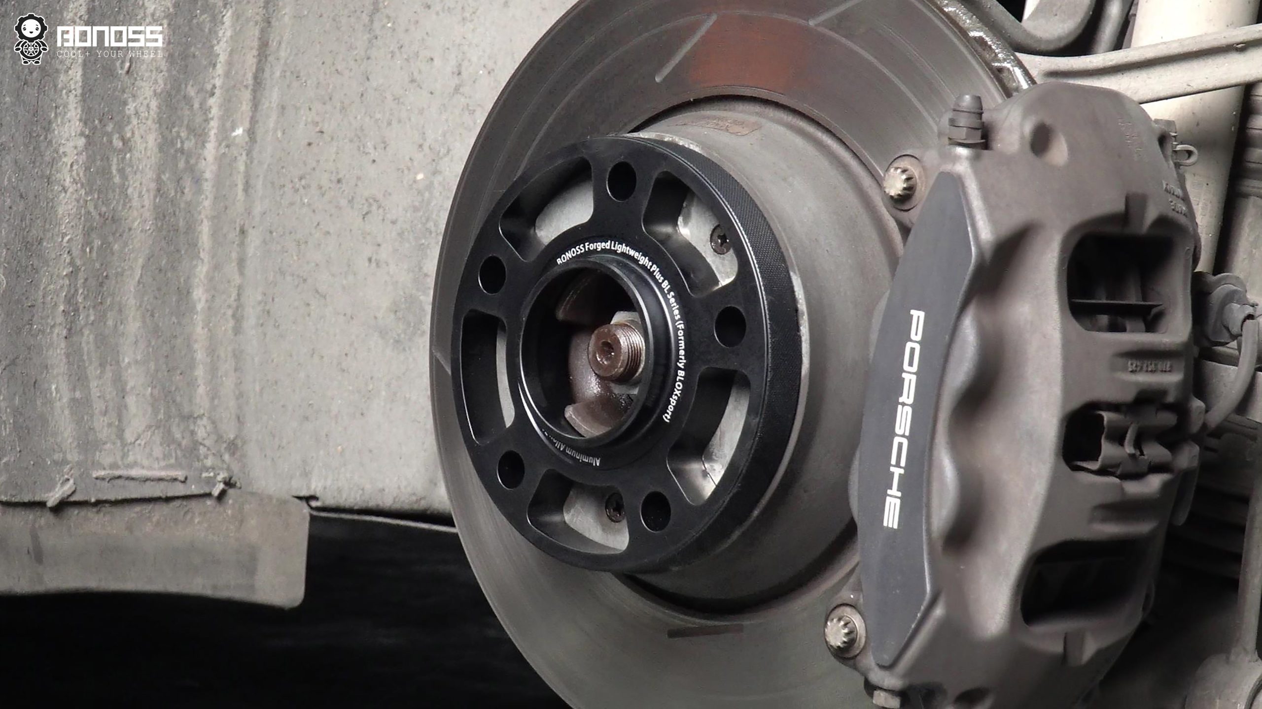 BONOSS Forged Lightweight Plus 2010 Porsche Panamera Wheel Spacers Front 7mm Rear 20mm Before and After (13)