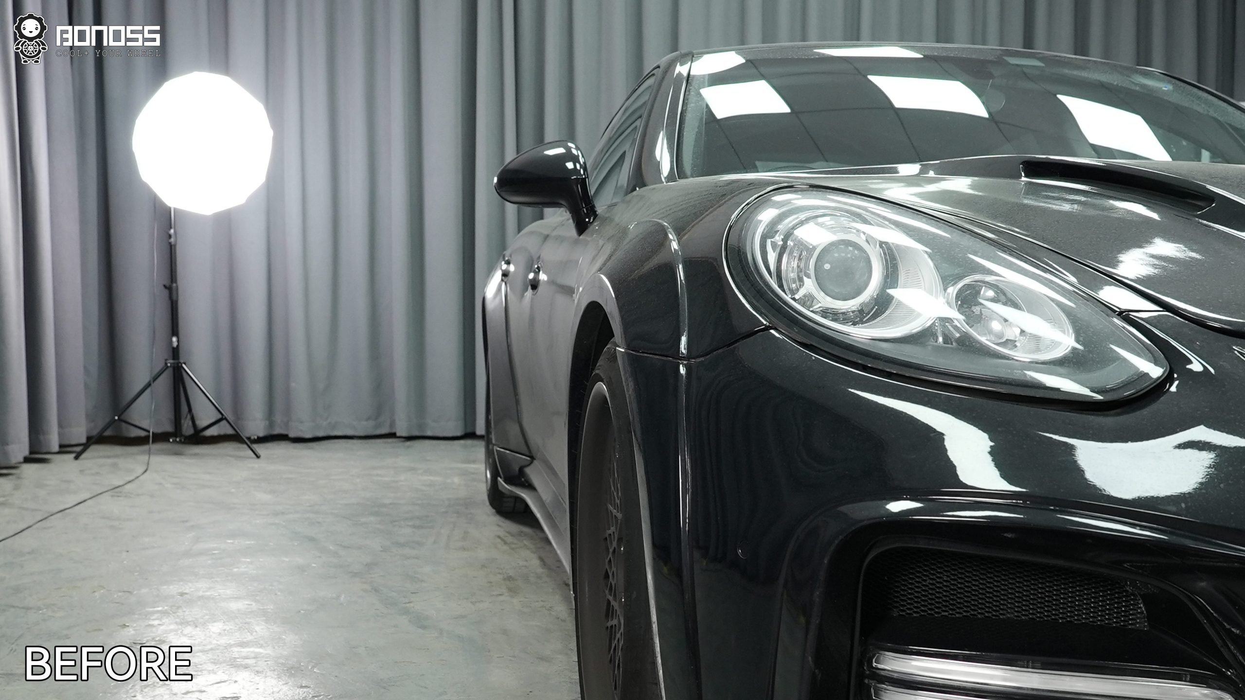 BONOSS Forged Lightweight Plus 2010 Porsche Panamera Wheel Spacers Front 7mm Rear 20mm Before and After (9)
