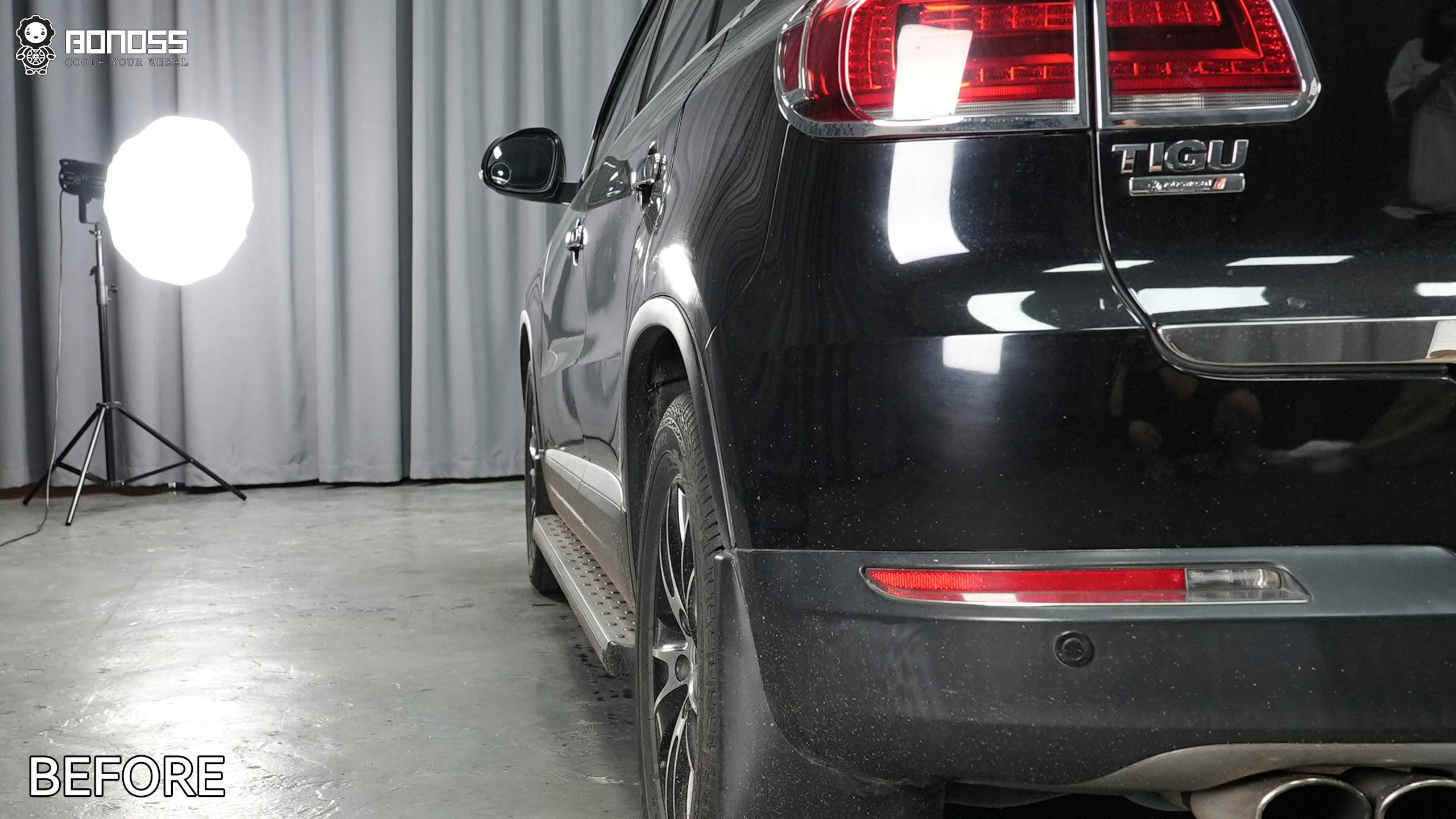 BONOSS Forged Lightweight Plus 2013 Volkswagen Tiguan Wheel Spacers Front 15mm Rear 20mm Before and After (10)