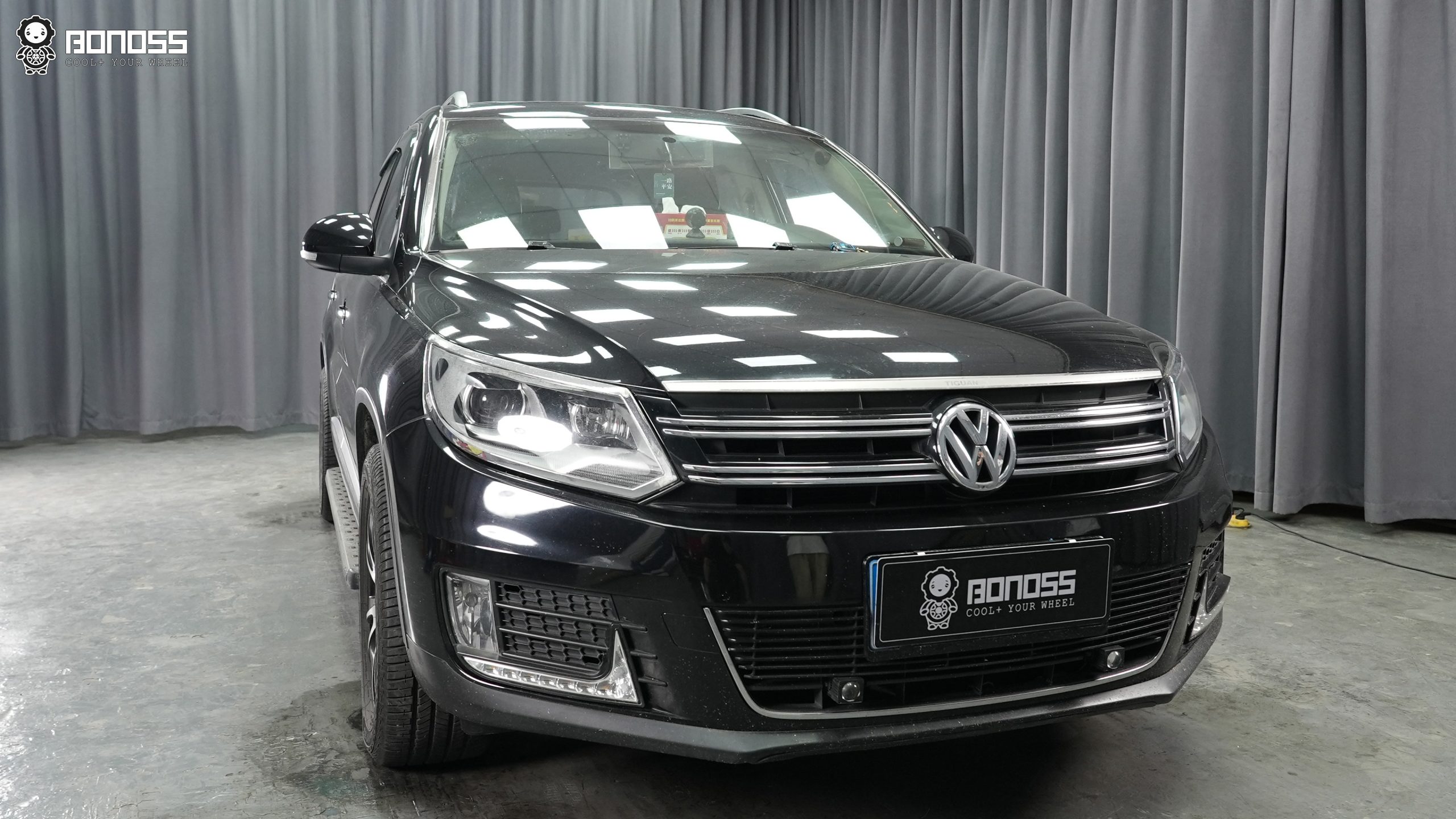 BONOSS Forged Lightweight Plus 2013 Volkswagen Tiguan Wheel Spacers Front 15mm Rear 20mm Before and After (2)